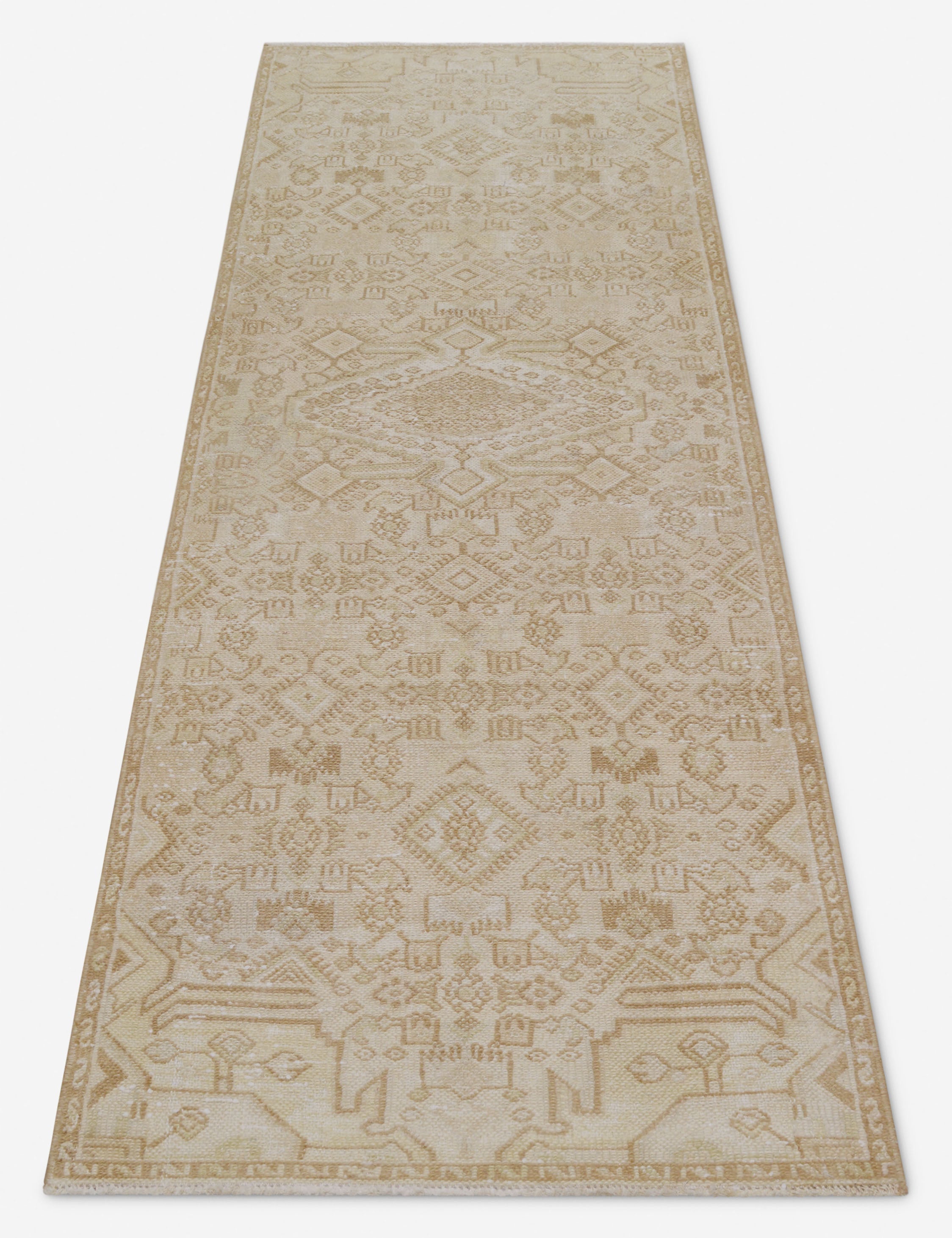 Lulu and Georgia - Vintage Turkish Hand - Knotted Wool Runner Rug No. 262, 2'8" x 8'10"