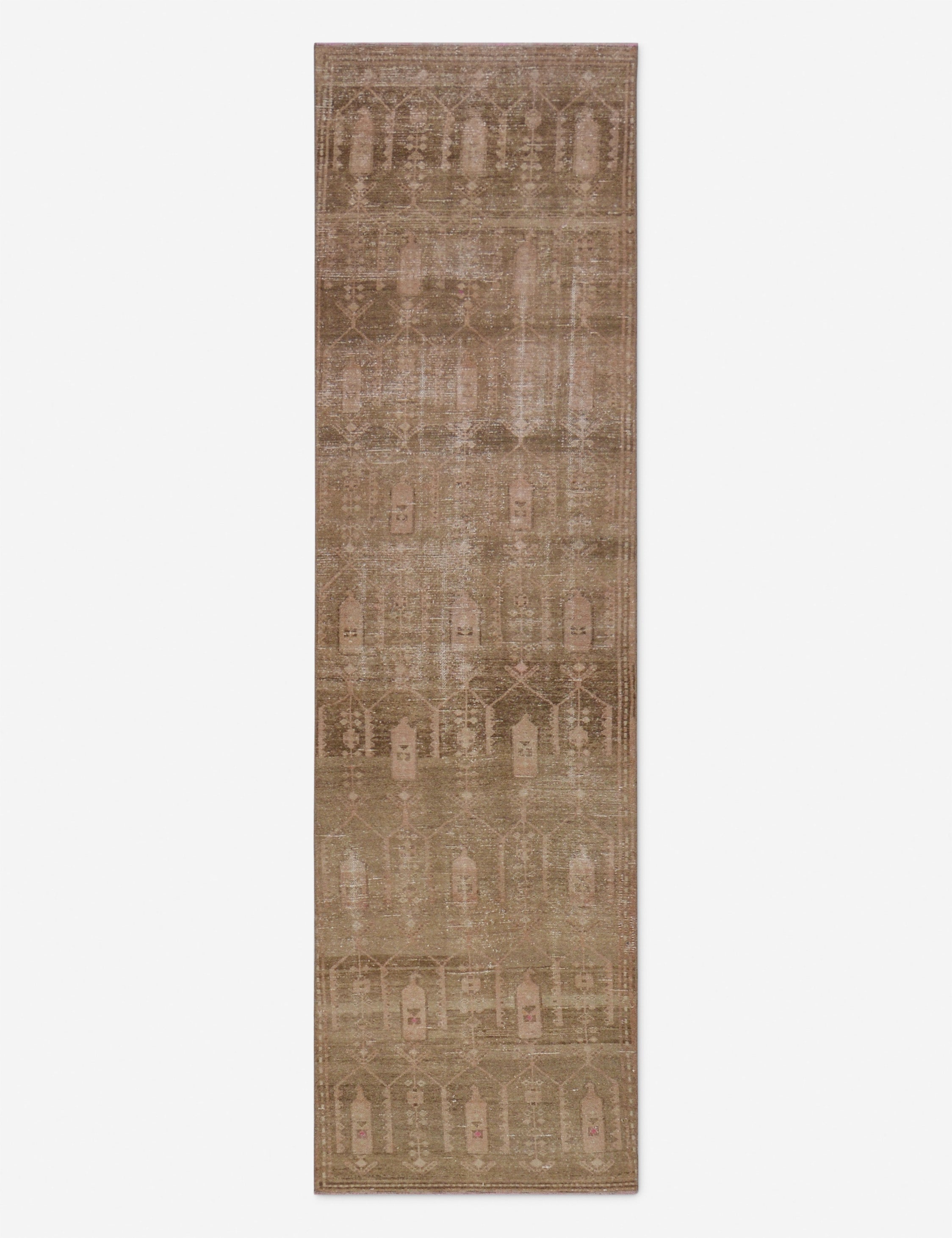 Lulu and Georgia - Vintage Turkish Hand - Knotted Wool Runner Rug No. 263, 2'8" x 9'3"