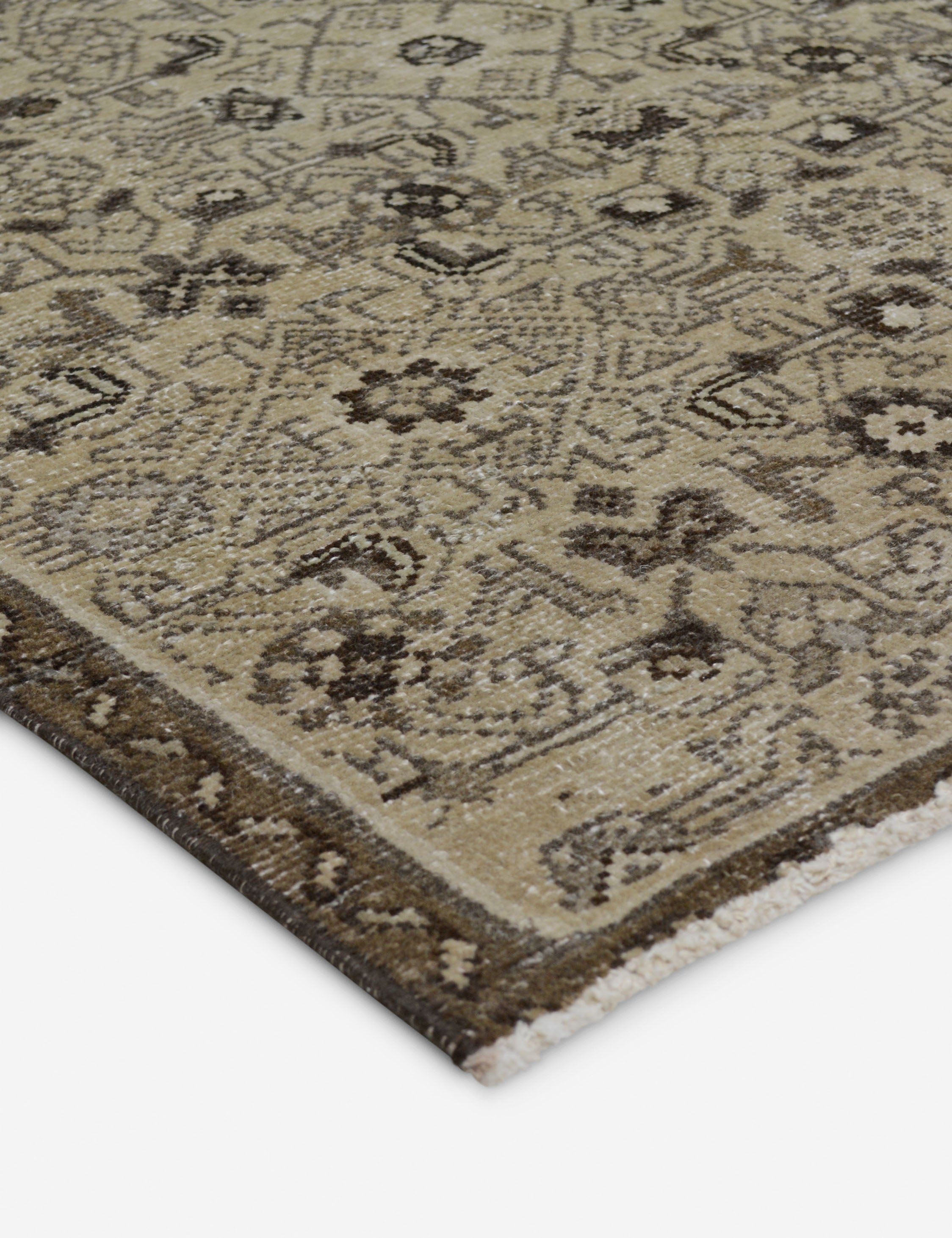 Lulu and Georgia - Vintage Turkish Hand - Knotted Wool Runner Rug No. 266, 2'8" x 8'8"