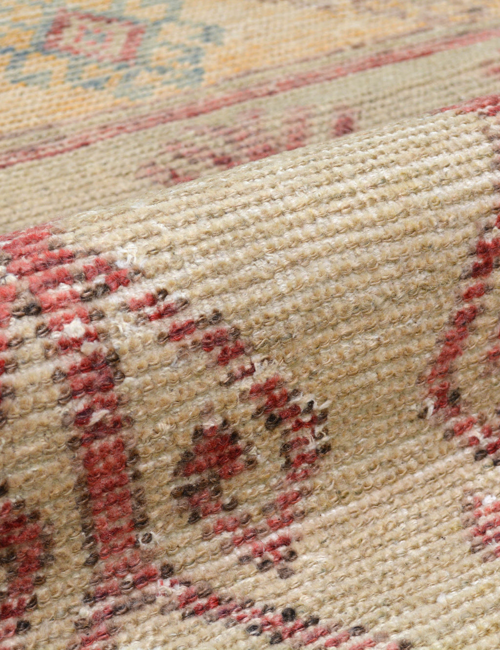 Lulu and Georgia - Vintage Turkish Hand - Knotted Wool Runner Rug No. 267, 3' x 11'8"