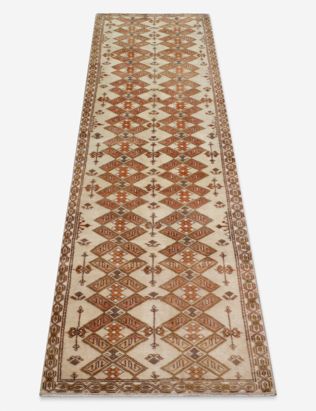 Lulu and Georgia - Vintage Turkish Hand - Knotted Wool Runner Rug No. 268, 2'6" x 8'7"