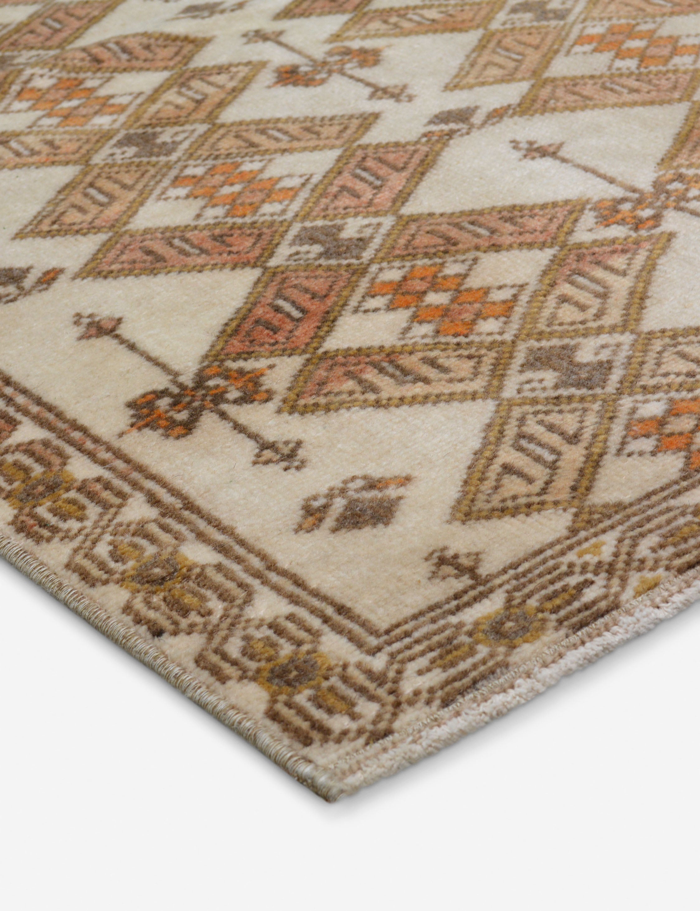 Lulu and Georgia - Vintage Turkish Hand - Knotted Wool Runner Rug No. 268, 2'6" x 8'7"