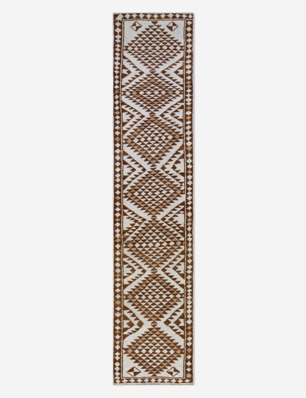 Lulu and Georgia - Vintage Turkish Hand - Knotted Wool Runner Rug No. 269, 2'7" x 11'8"
