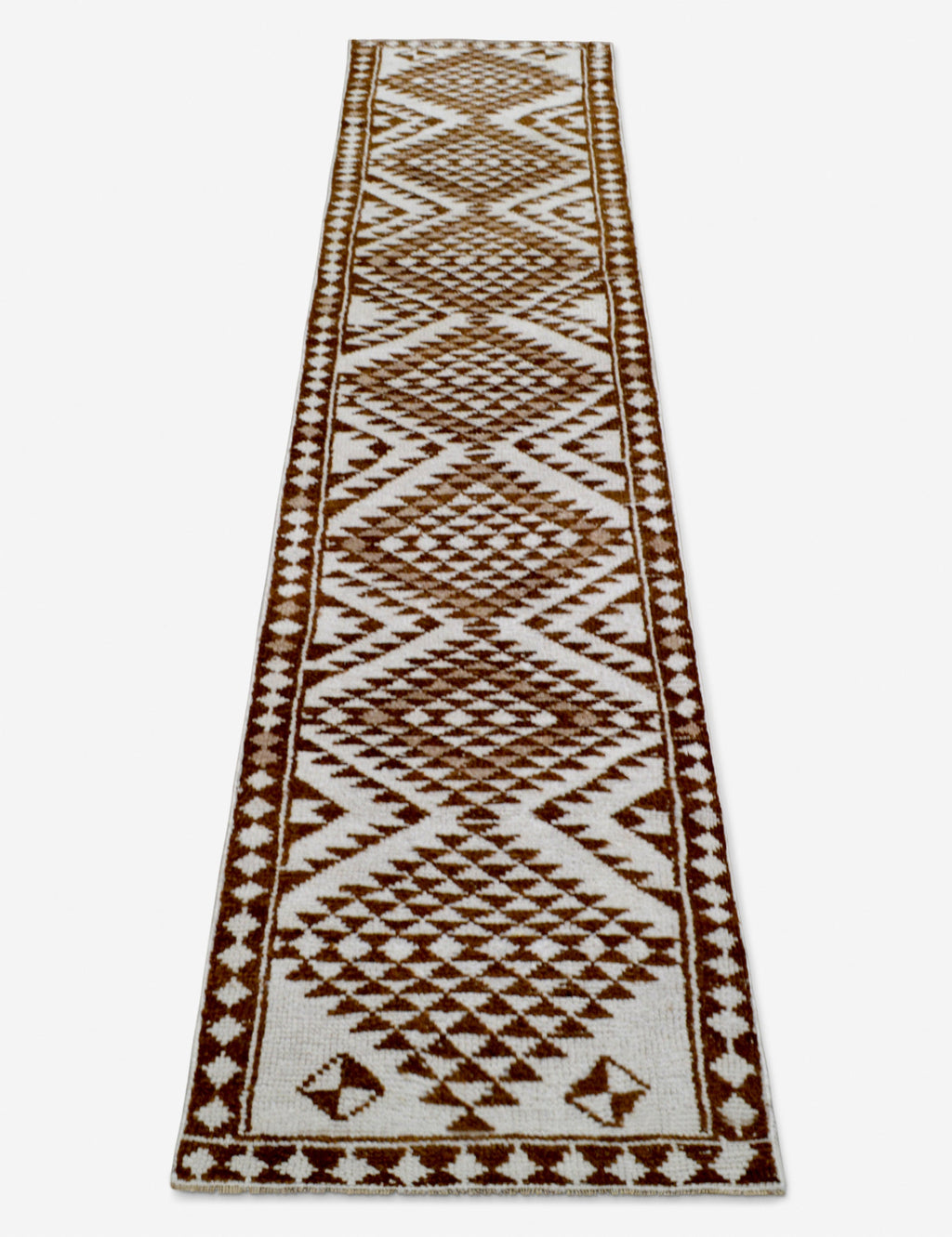 Lulu and Georgia - Vintage Turkish Hand - Knotted Wool Runner Rug No. 269, 2'7" x 11'8"