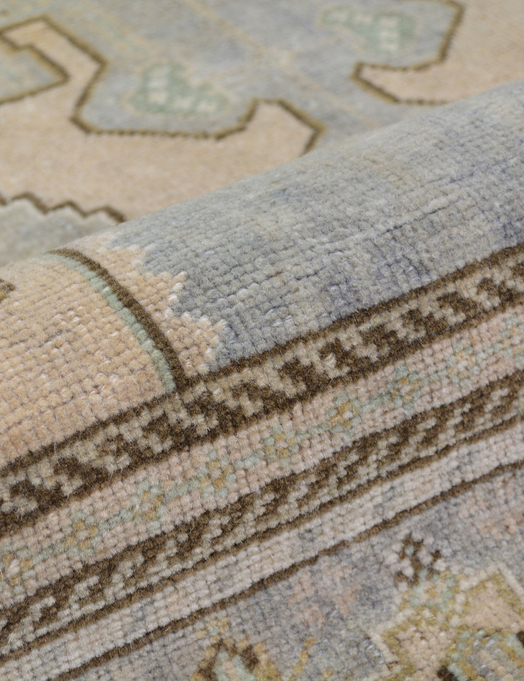 Lulu and Georgia - Vintage Turkish Hand - Knotted Wool Runner Rug No. 270, 3'2" x 8'6"
