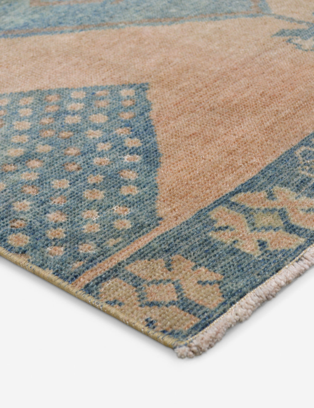 Lulu and Georgia - Vintage Turkish Hand - Knotted Wool Runner Rug No. 271, 3'2" x 11'8"