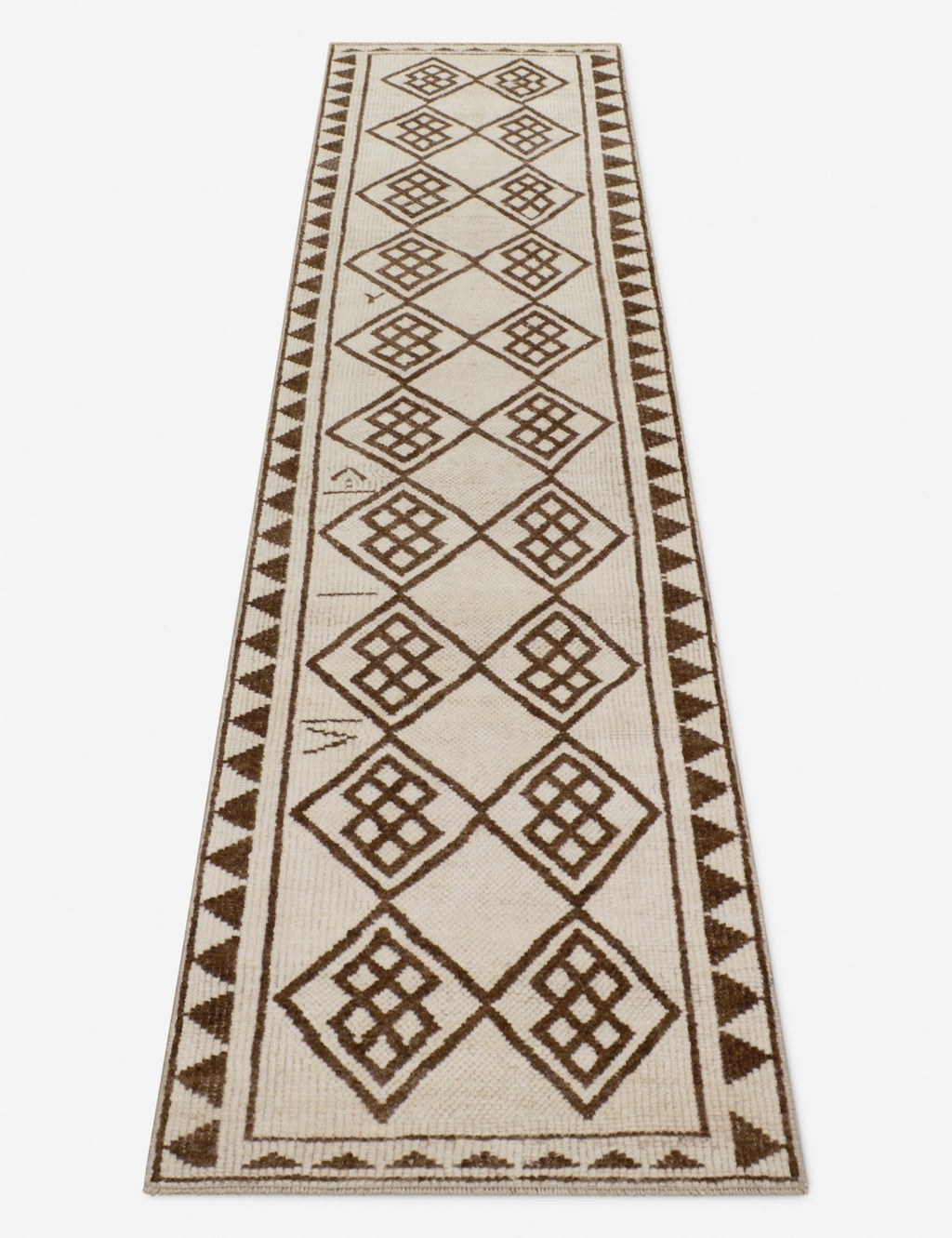 Lulu and Georgia - Vintage Turkish Hand - Knotted Wool Runner Rug No. 272, 2'7" x 11'4"