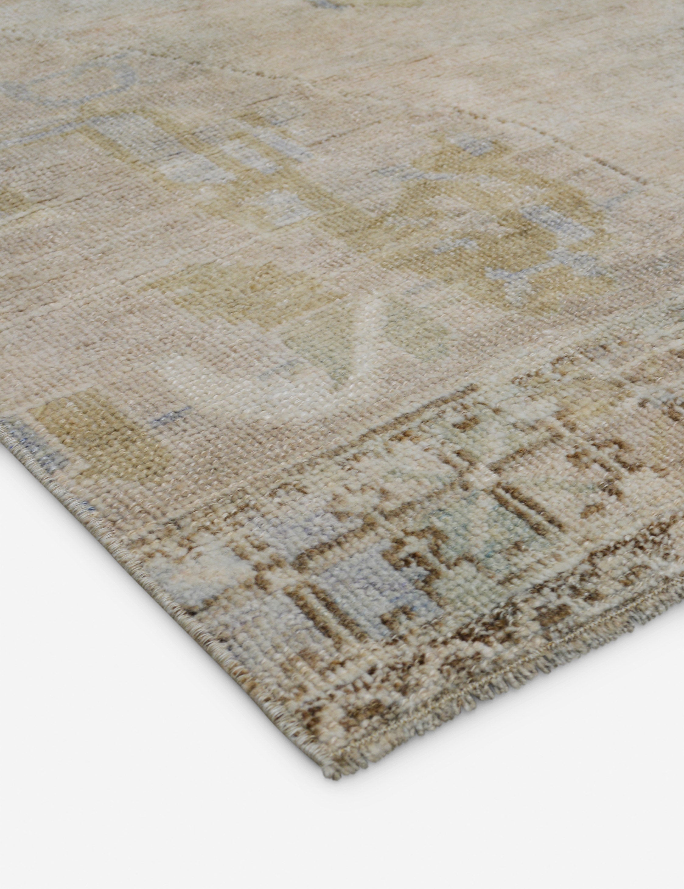 Lulu and Georgia - Vintage Turkish Hand - Knotted Wool Runner Rug No. 273, 3'1" x 11'5"