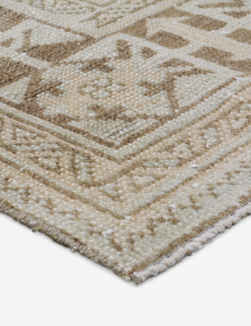 Lulu and Georgia - Vintage Turkish Hand - Knotted Wool Rug No. 418, 6'5" x 9'7"