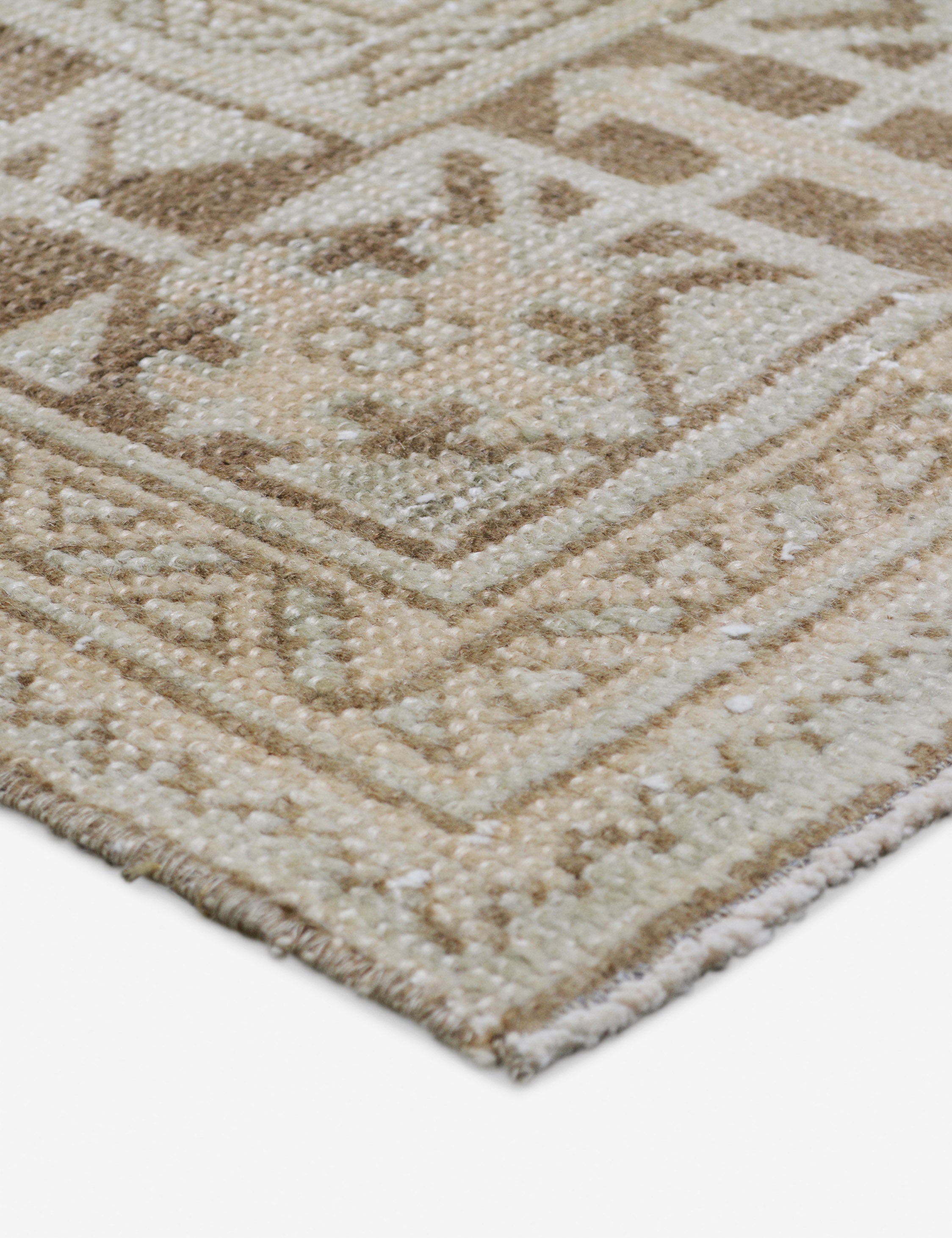 Lulu and Georgia - Vintage Turkish Hand - Knotted Wool Rug No. 418, 6'5" x 9'7"