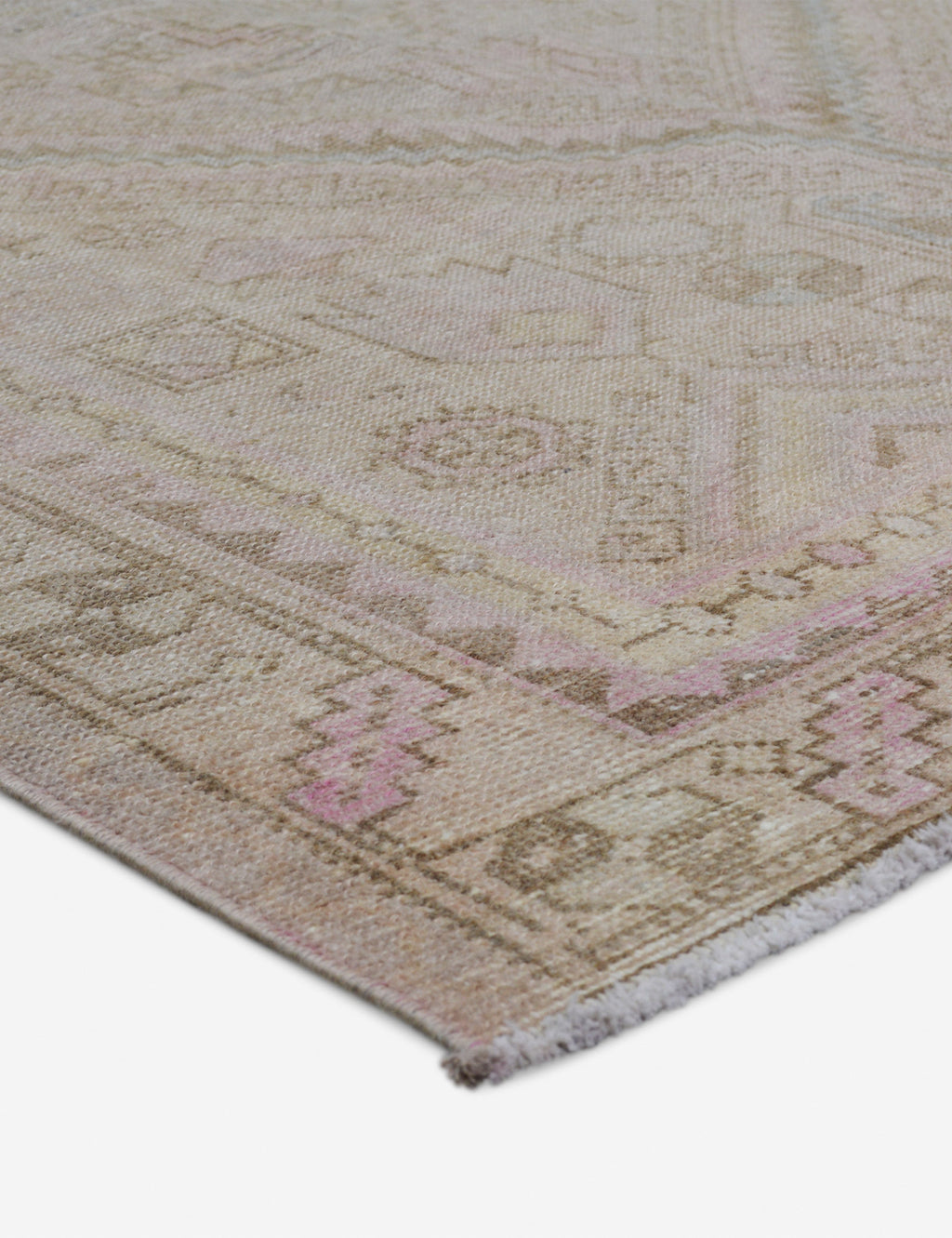 Lulu and Georgia - Vintage Turkish Hand - Knotted Wool Rug No. 426, 4'7" x 7'1"