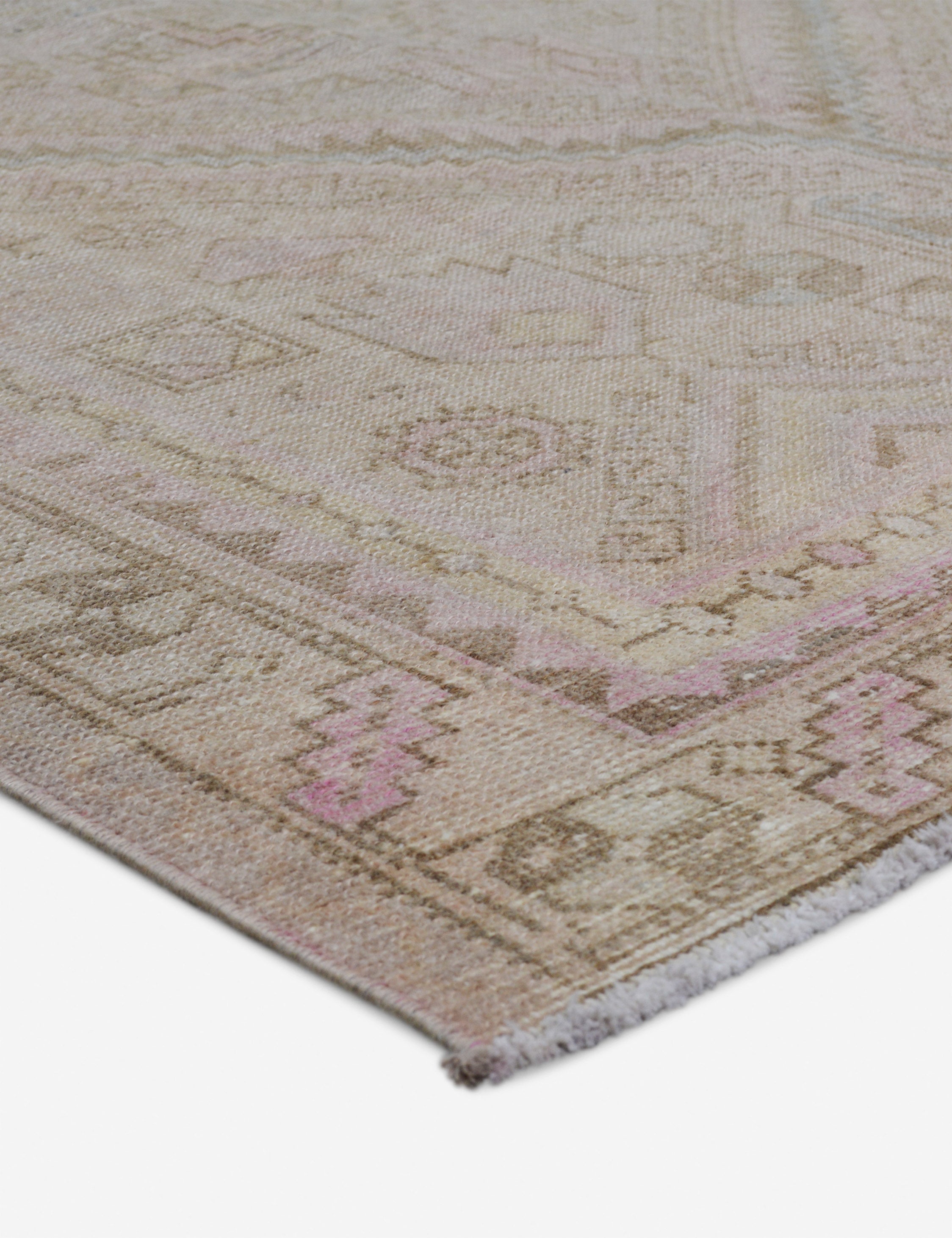 Lulu and Georgia - Vintage Turkish Hand - Knotted Wool Rug No. 426, 4'7" x 7'1"