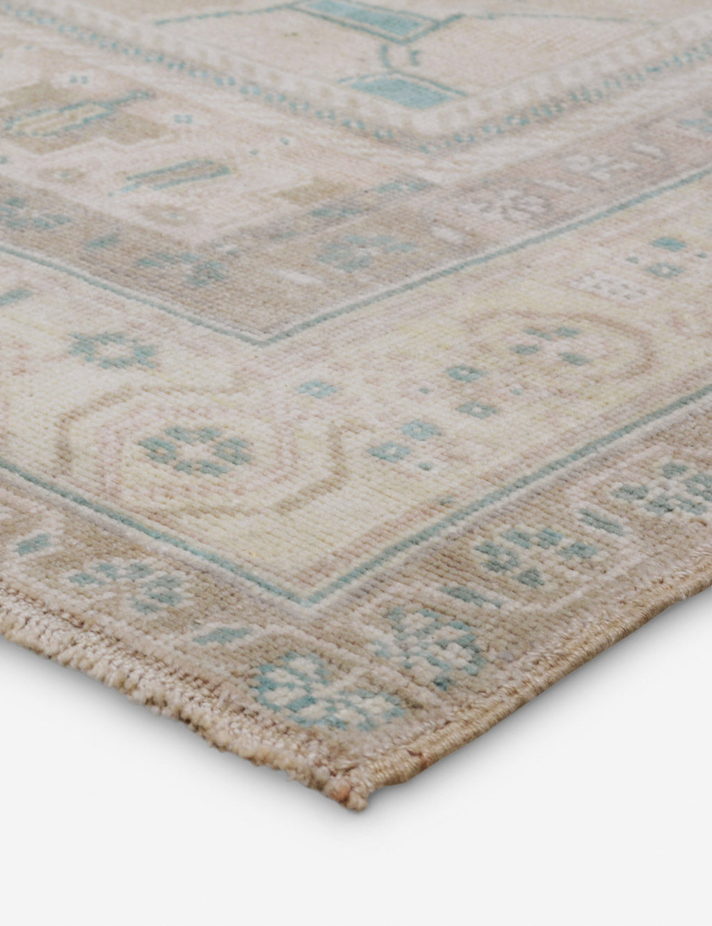 Lulu and Georgia - Vintage Turkish Hand - Knotted Wool Rug No. 416, 5'1" x 9'