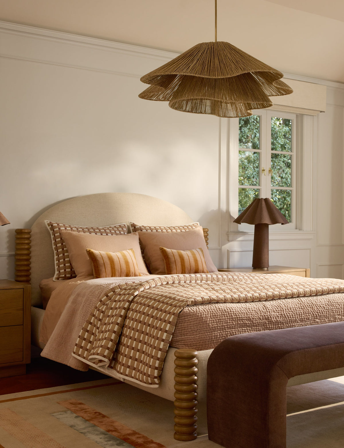 Lulu and Georgia - Open Box: Mosca Pendant Light , Natural 42"Dia