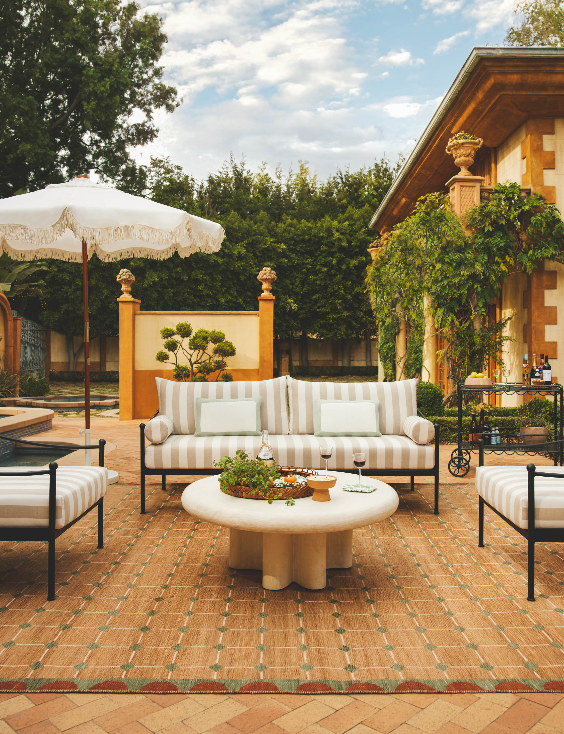 Lulu and Georgia - Amica Indoor / Outdoor Pillow