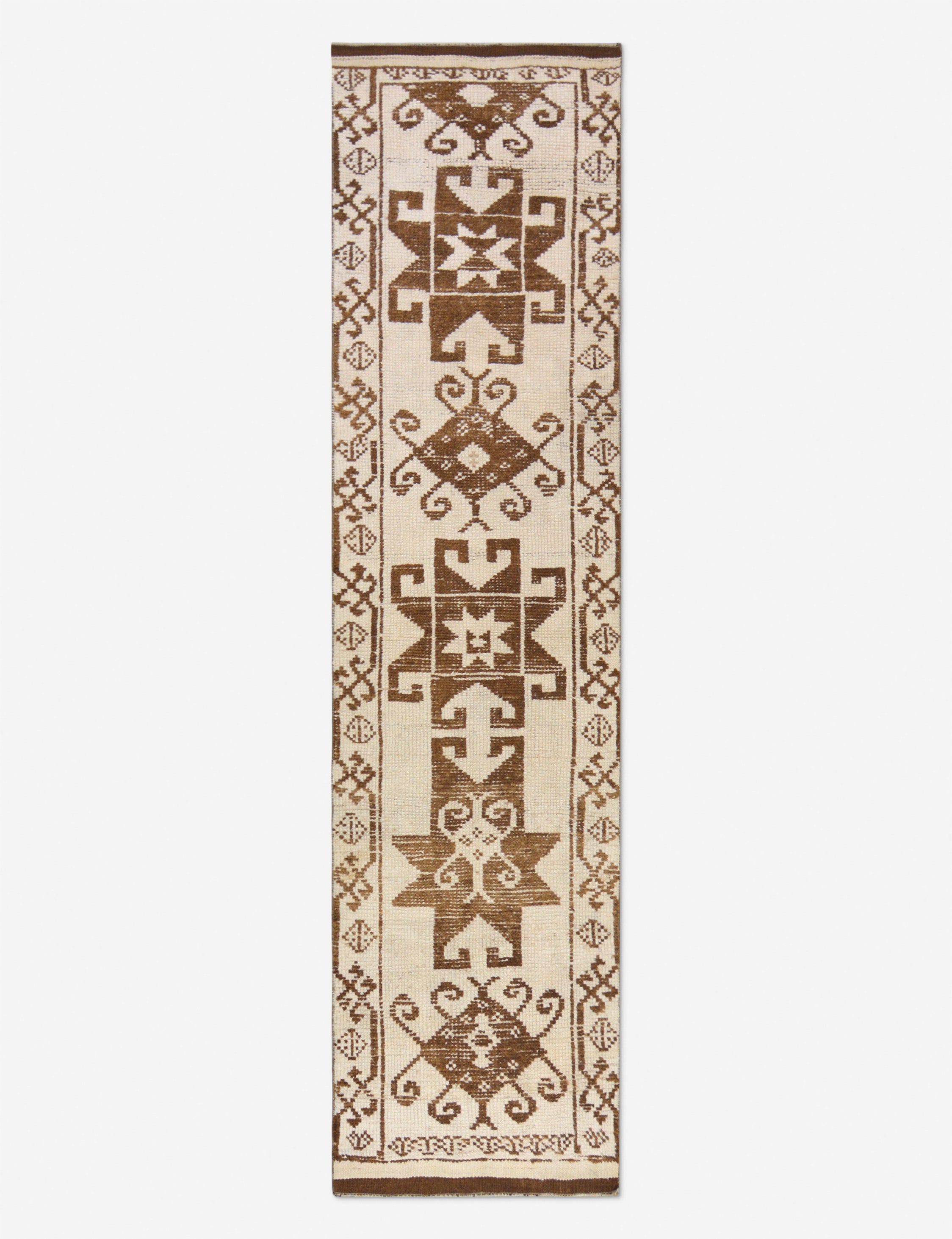 Lulu and Georgia - Vintage Turkish Hand - Knotted Wool Runner Rug No. 250, 2'8" x 10'7"