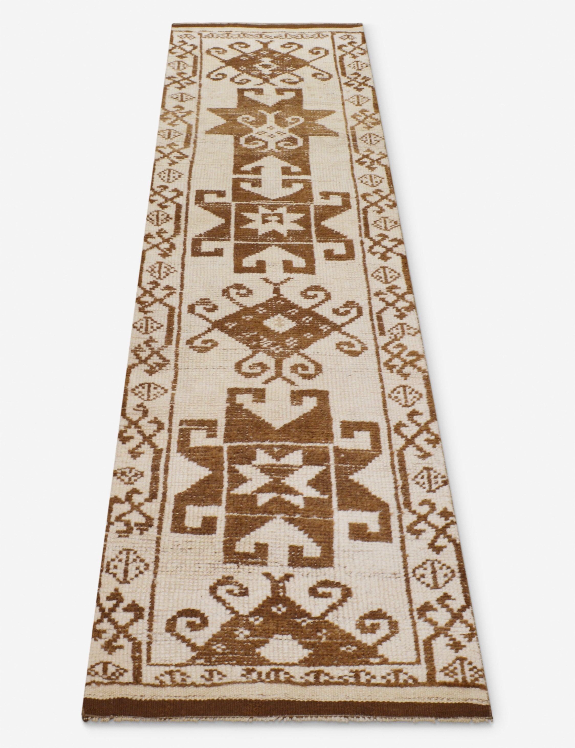 Lulu and Georgia - Vintage Turkish Hand - Knotted Wool Runner Rug No. 250, 2'8" x 10'7"