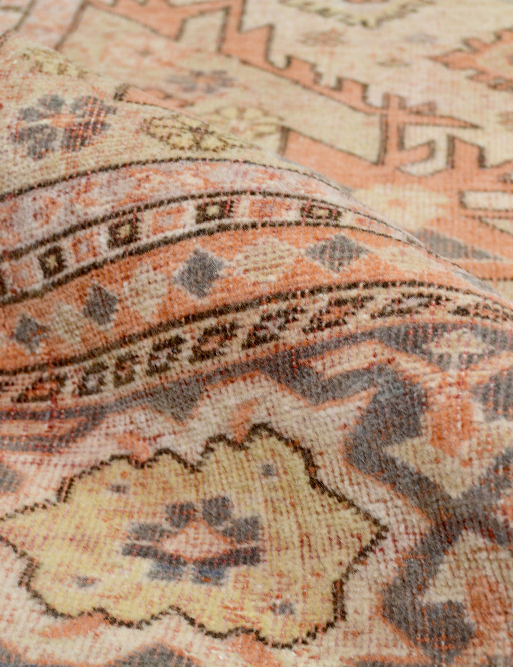 Lulu and Georgia - Vintage Turkish Hand - Knotted Wool Rug No. 414, 7' x 10'6"