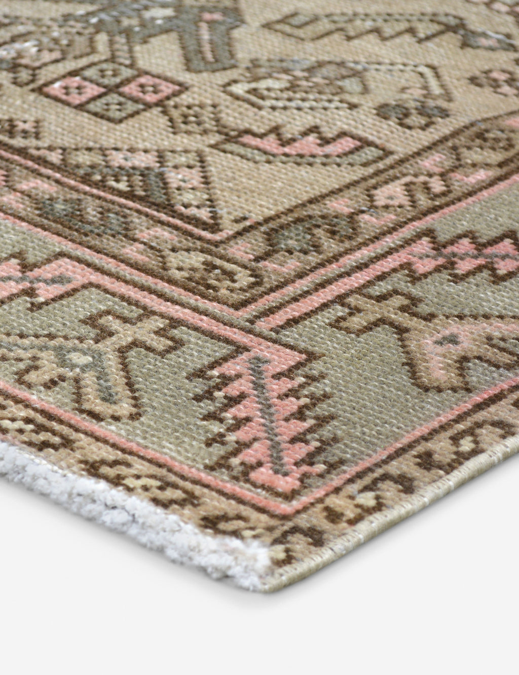 Lulu and Georgia - Vintage Turkish Hand - Knotted Wool Rug No. 430, 4'1" x 6'9"