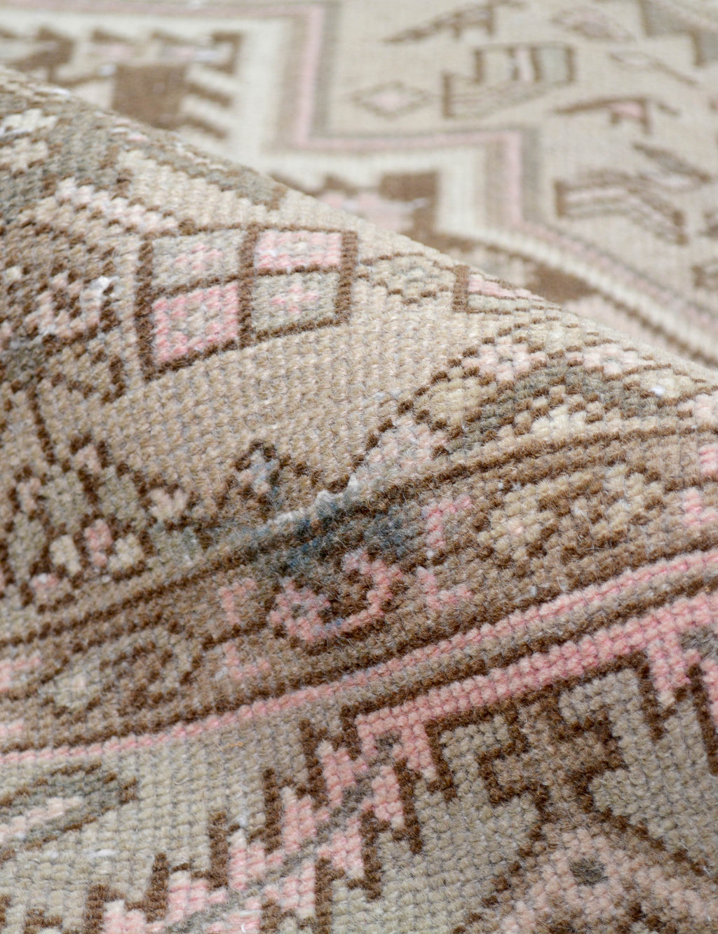 Lulu and Georgia - Vintage Turkish Hand - Knotted Wool Rug No. 430, 4'1" x 6'9"