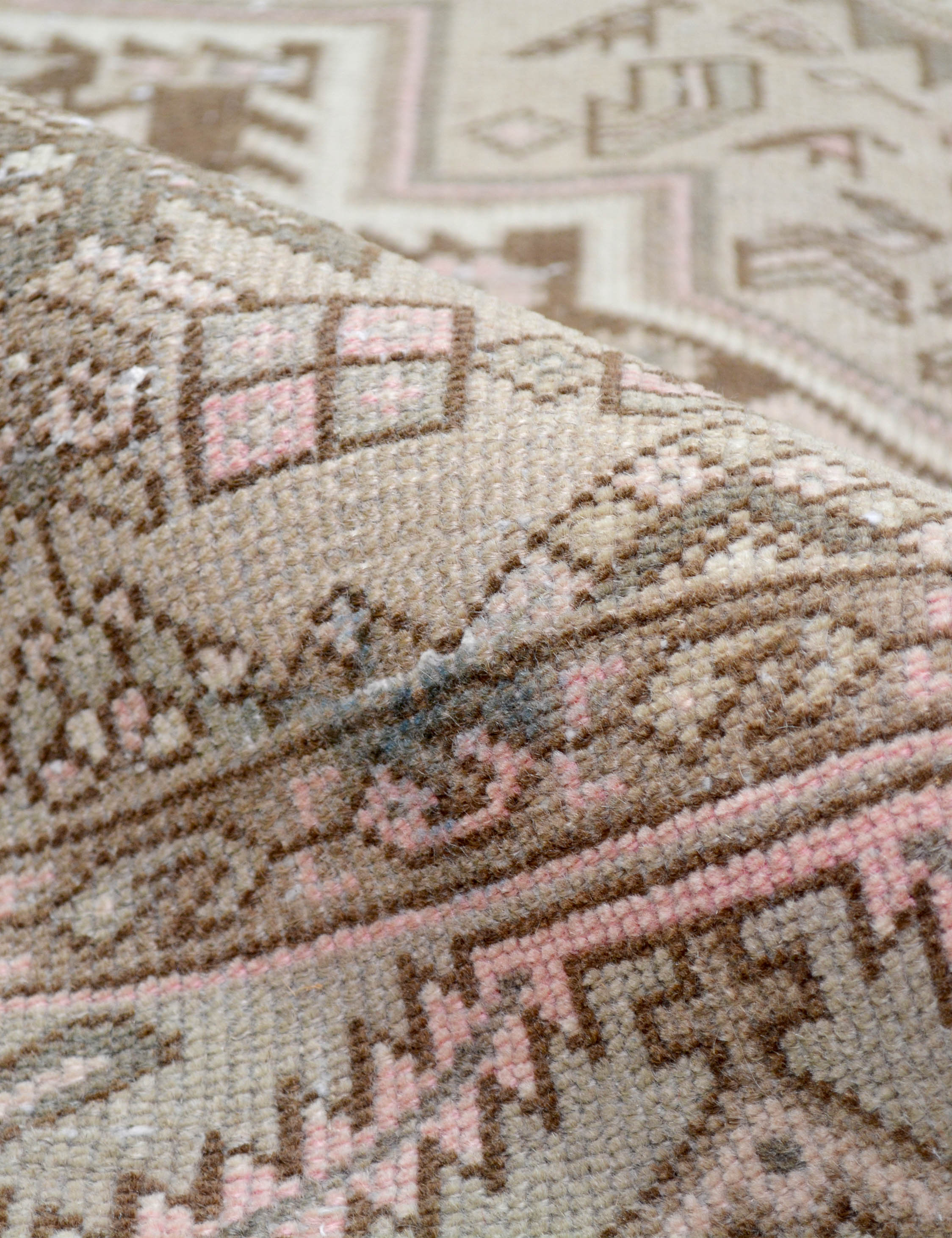 Lulu and Georgia - Vintage Turkish Hand - Knotted Wool Rug No. 430, 4'1" x 6'9"