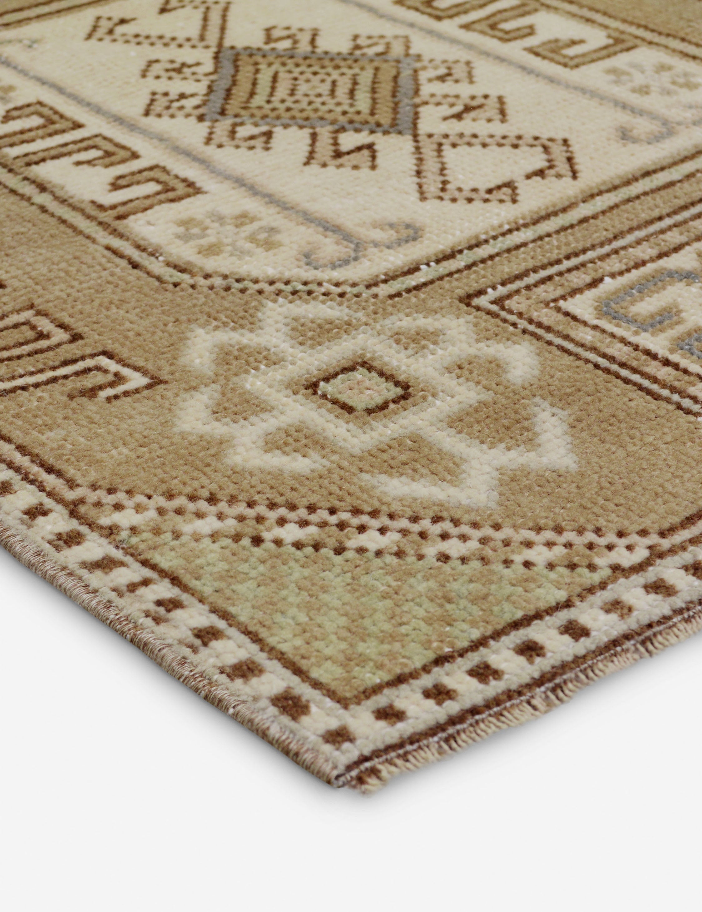 Lulu and Georgia - Vintage Turkish Hand - Knotted Wool Rug No. 434, 4' x 7'
