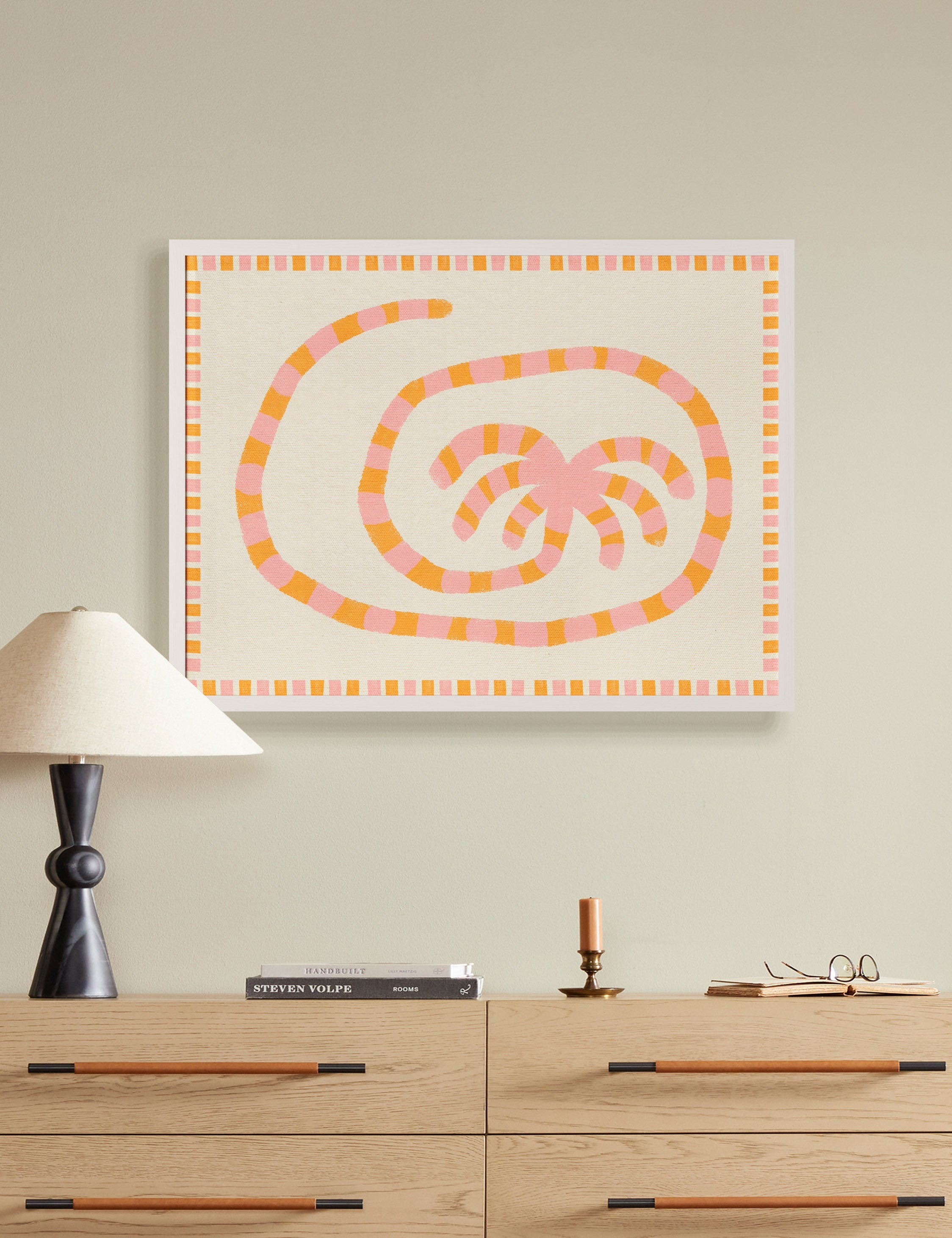 Lulu and Georgia - Swirl of Summer Palm by Shatha Al Dafai