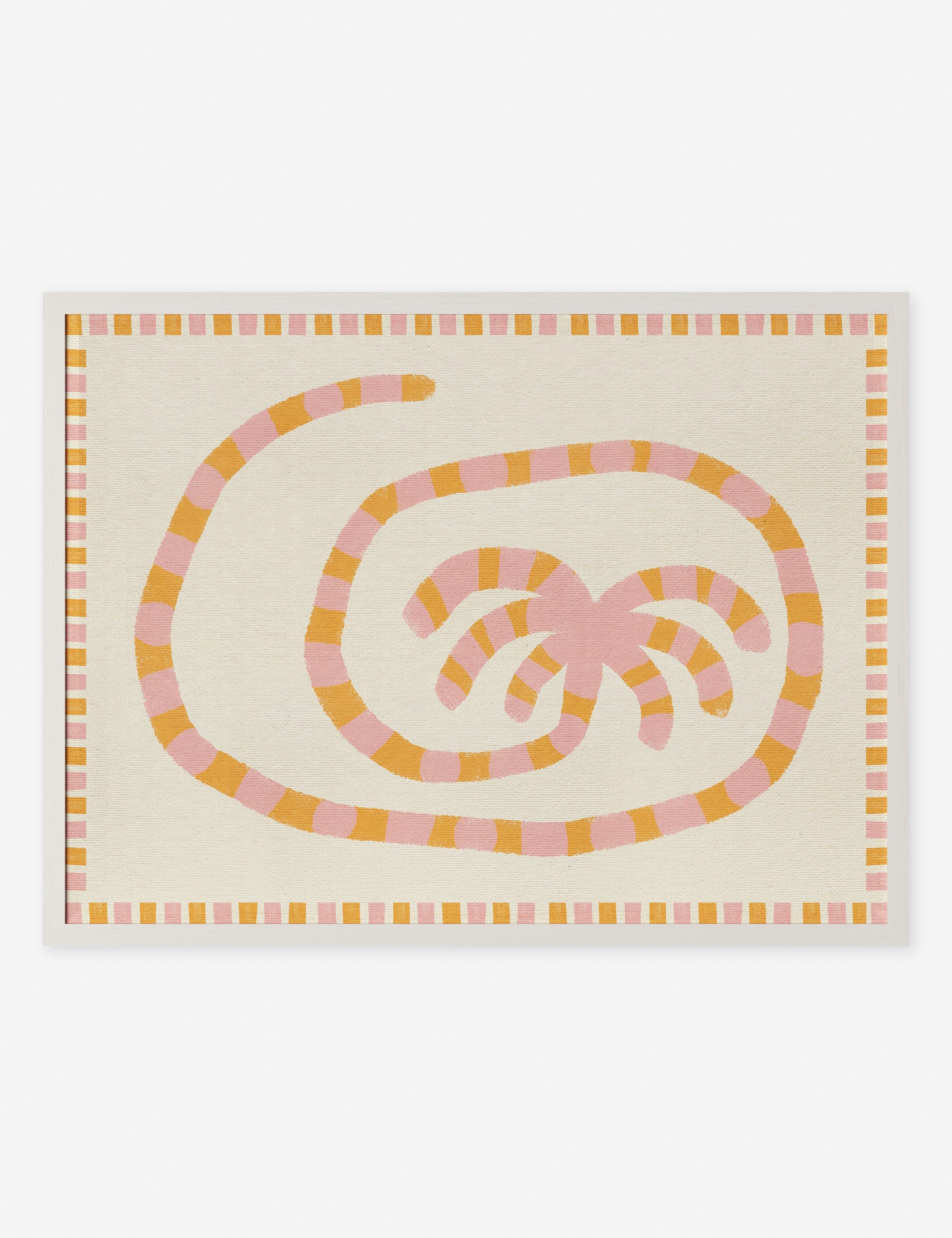 Lulu and Georgia - Swirl of Summer Palm by Shatha Al Dafai