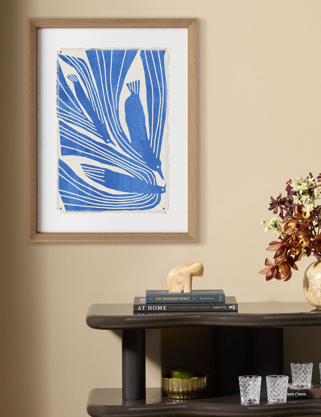 Lulu and Georgia - Avian Abstraction Flock Wall Art by Chloe Watts