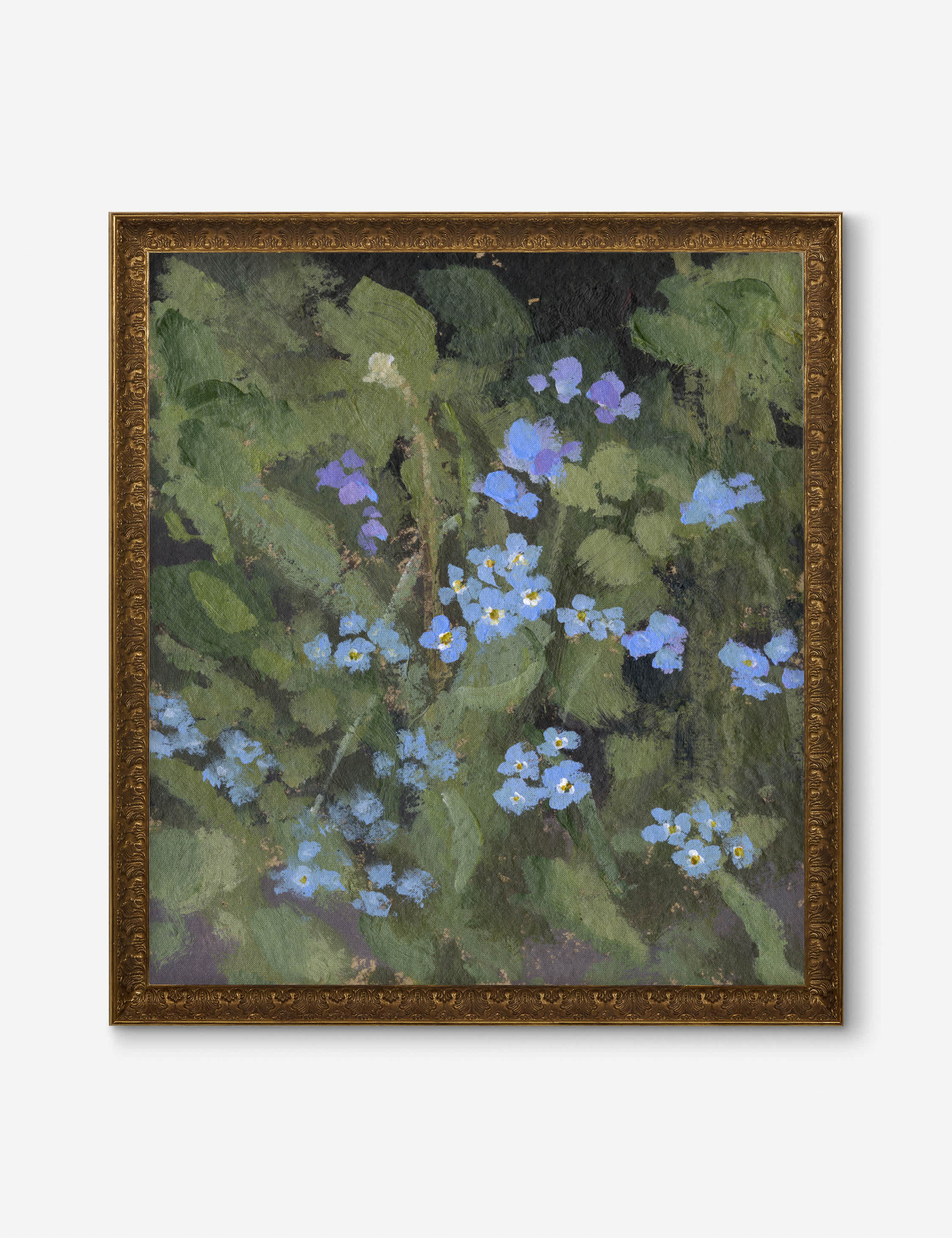 Lulu and Georgia - Forget Me Nots Wall Art by Brittany Smith