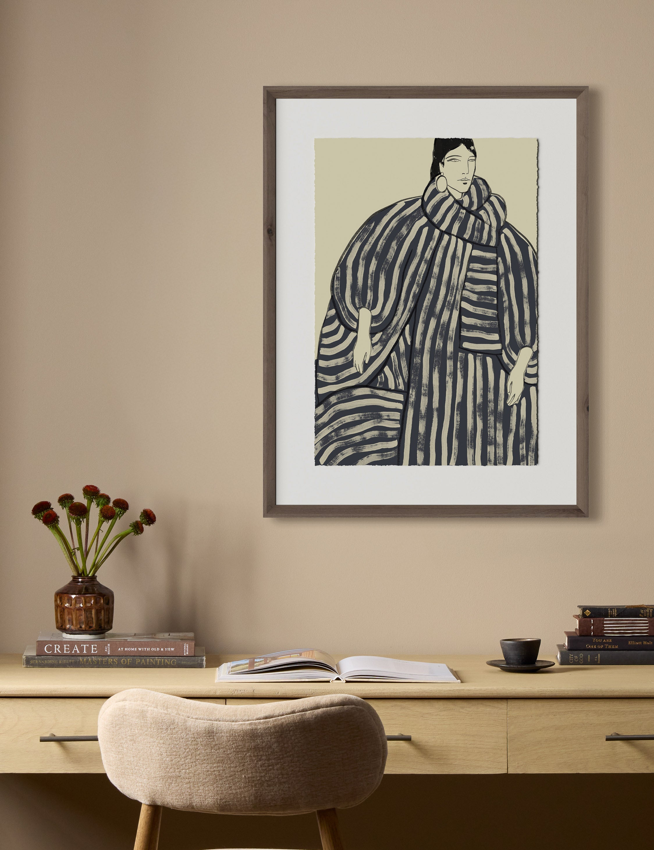 Lulu and Georgia - Couture Girl - Edith Wall Art by Aurora Bell