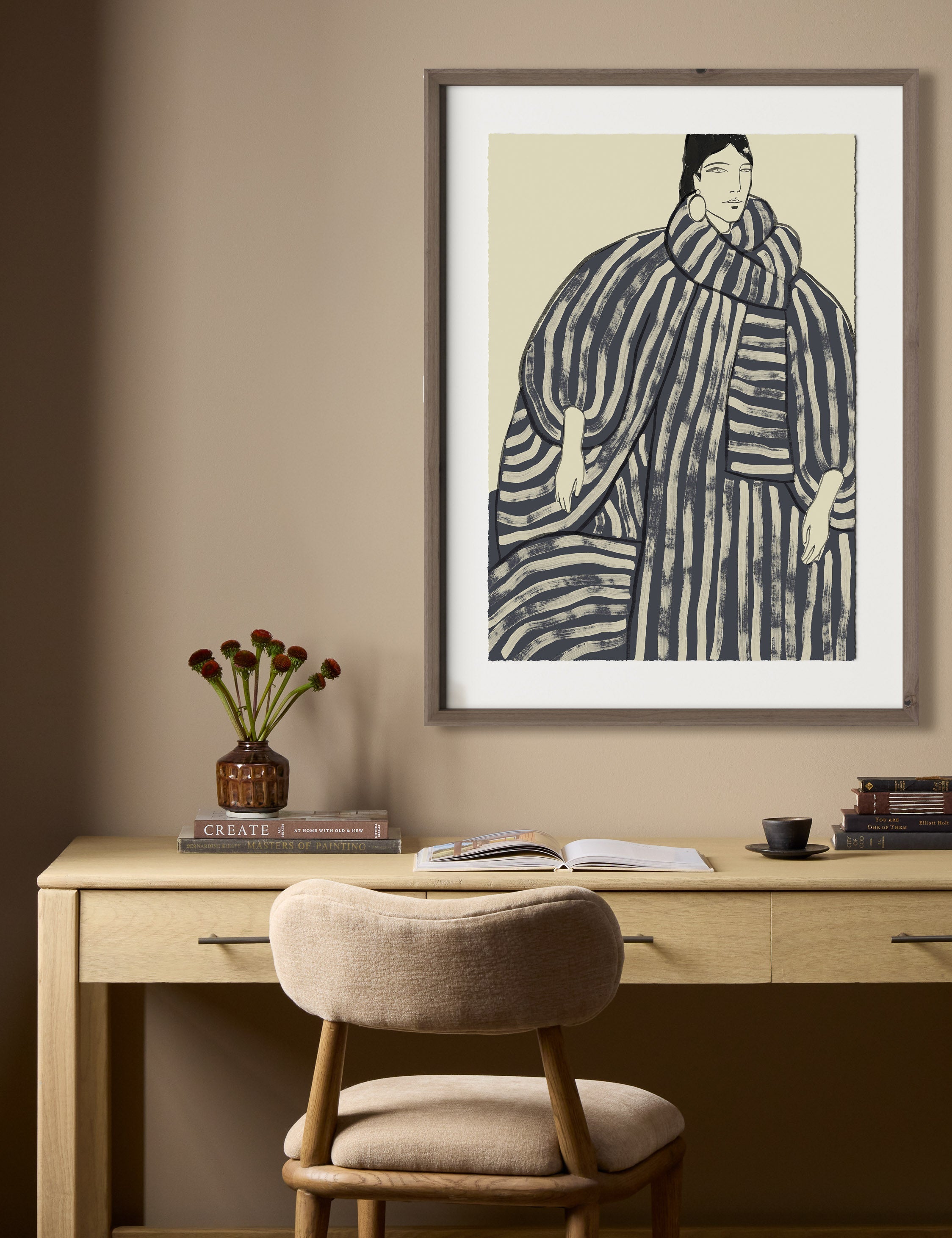Lulu and Georgia - Couture Girl - Edith Wall Art by Aurora Bell