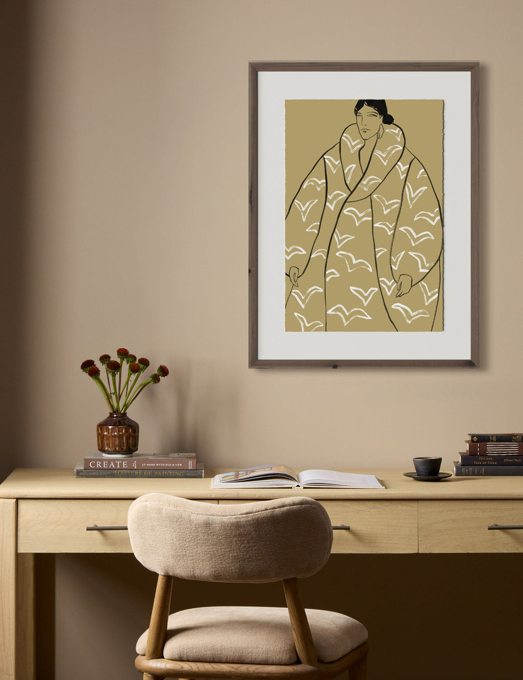 Lulu and Georgia - Couture Girl - Maeva Wall Art by Aurora Bell
