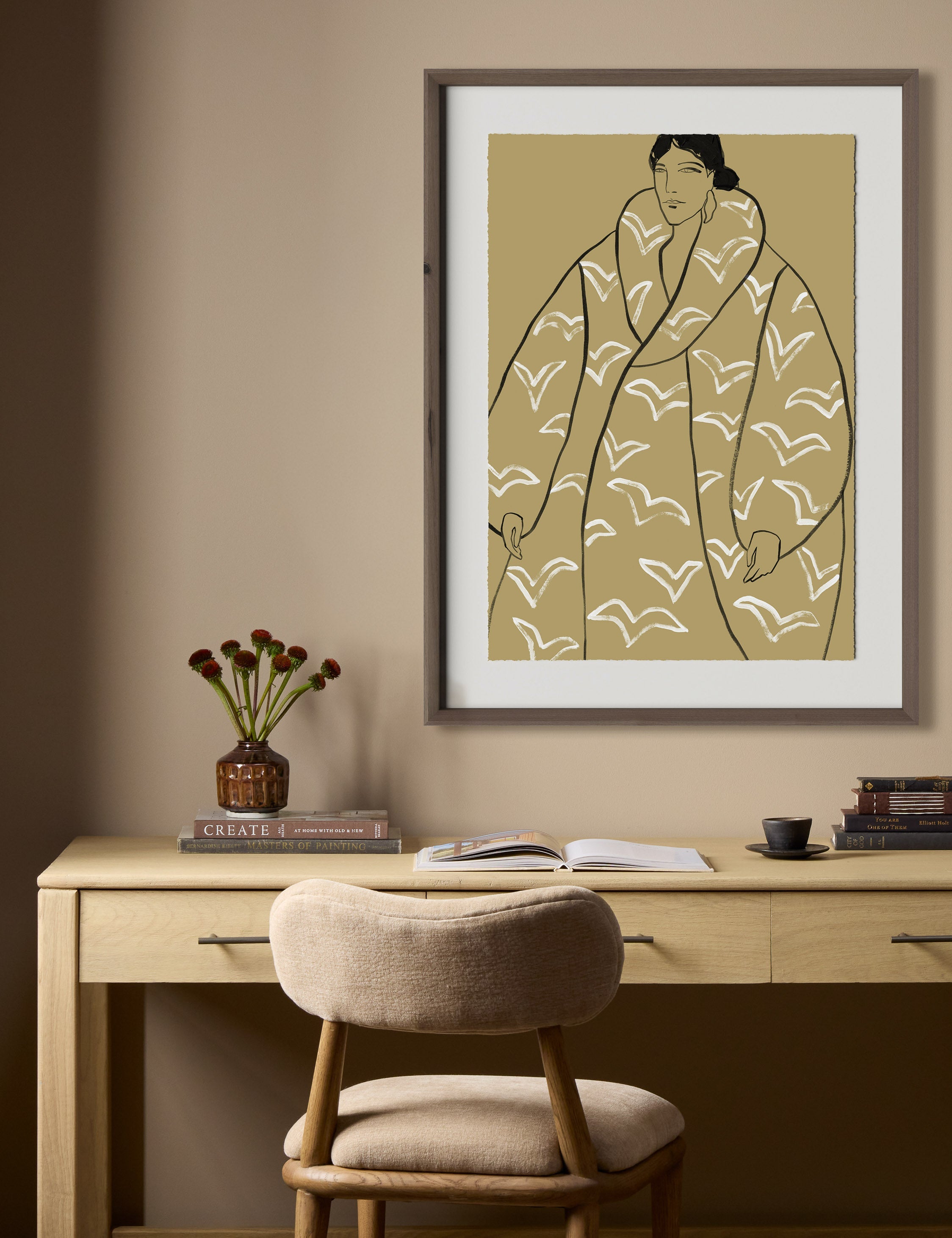 Lulu and Georgia - Couture Girl - Maeva Wall Art by Aurora Bell