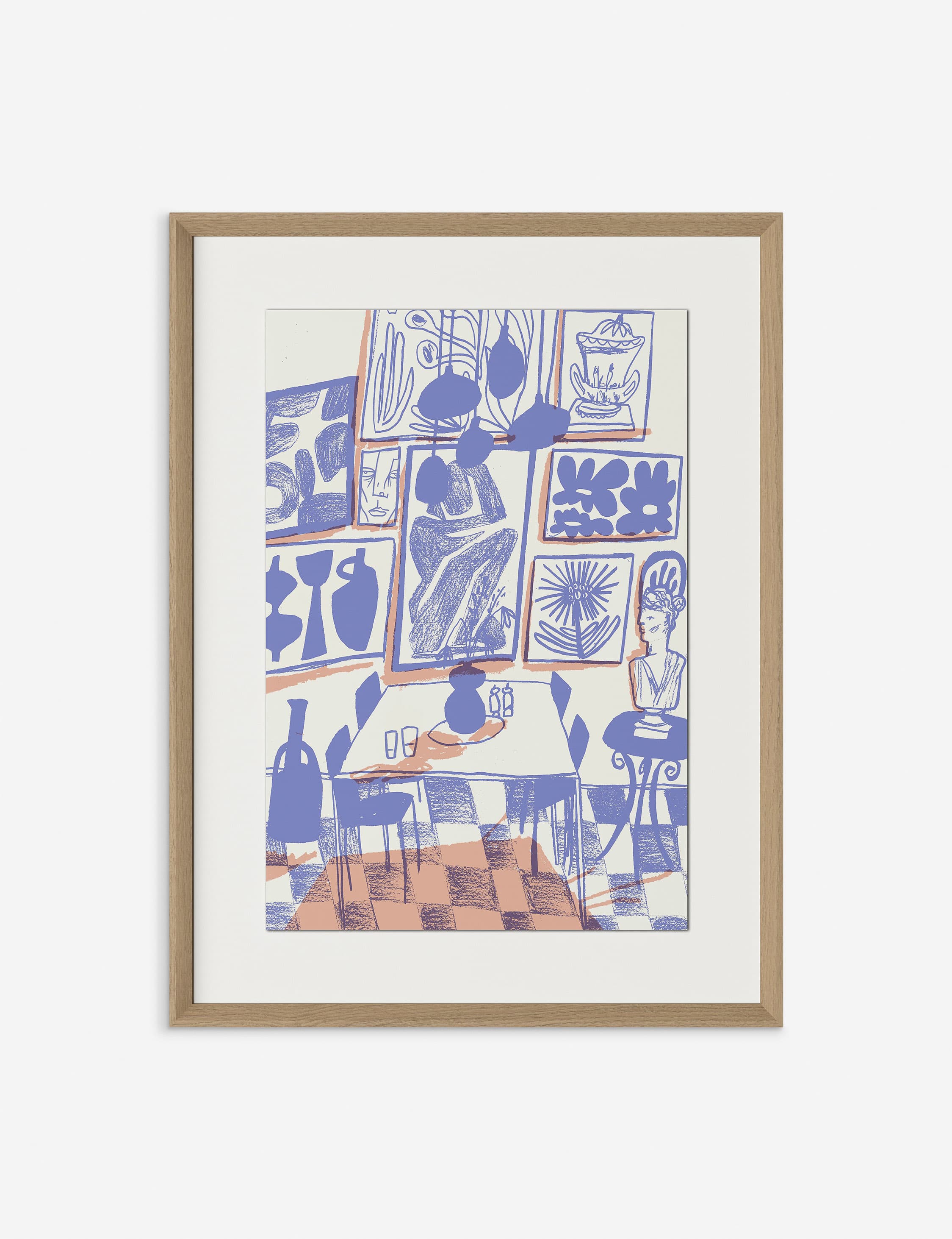 Lulu and Georgia - Home Block - Haven Wall Art by Chloe Watts