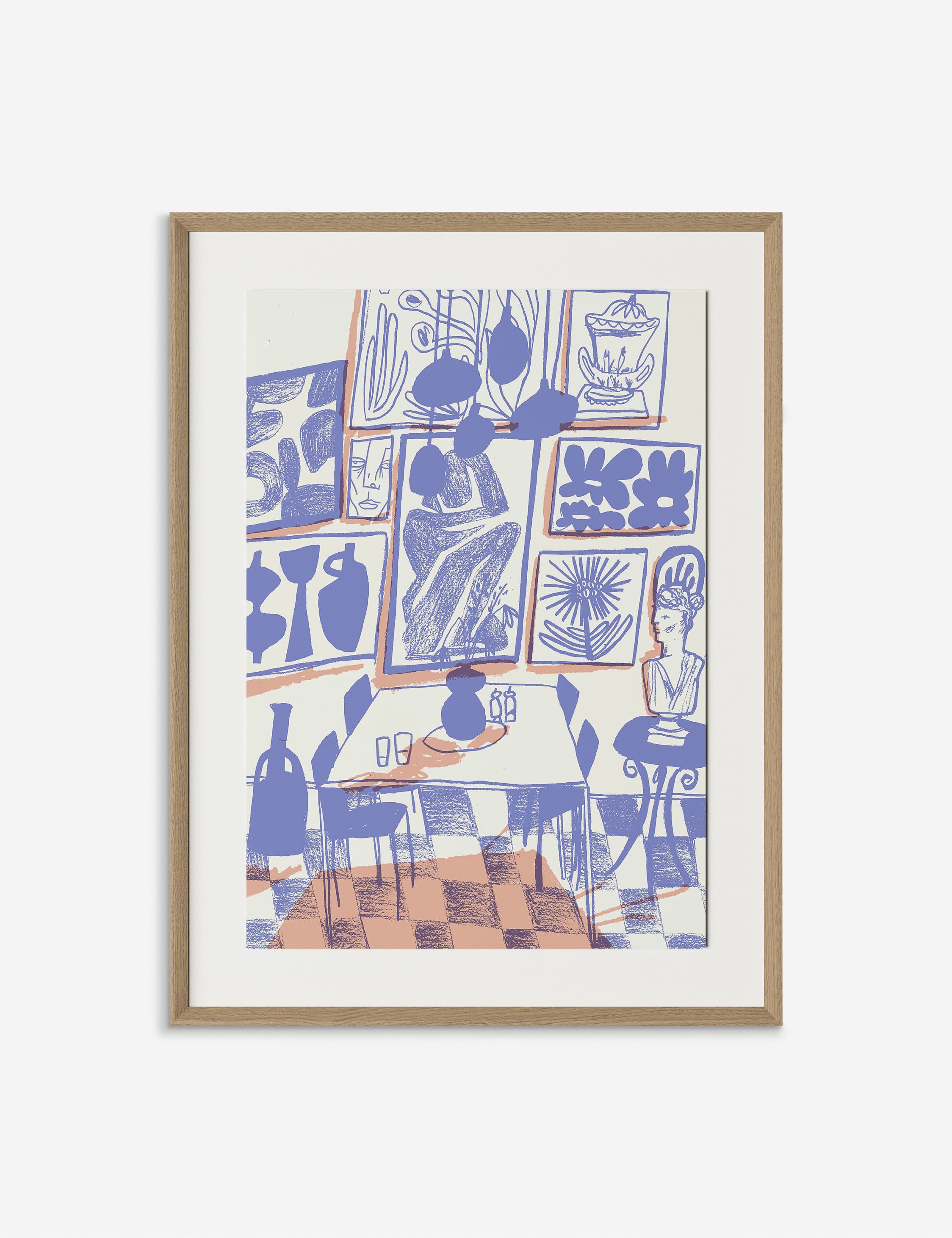 Lulu and Georgia - Home Block - Haven Wall Art by Chloe Watts