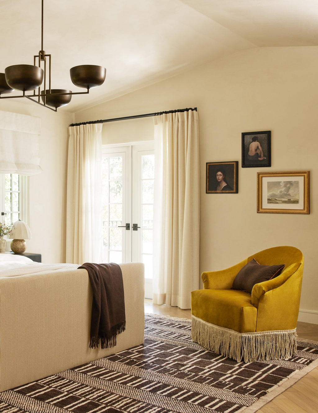 Lulu and Georgia - Carys Contrast Linen Pillow