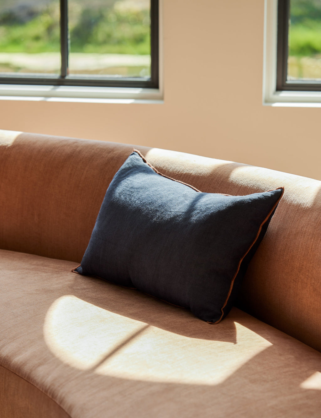 Lulu and Georgia - Carys Contrast Linen Pillow