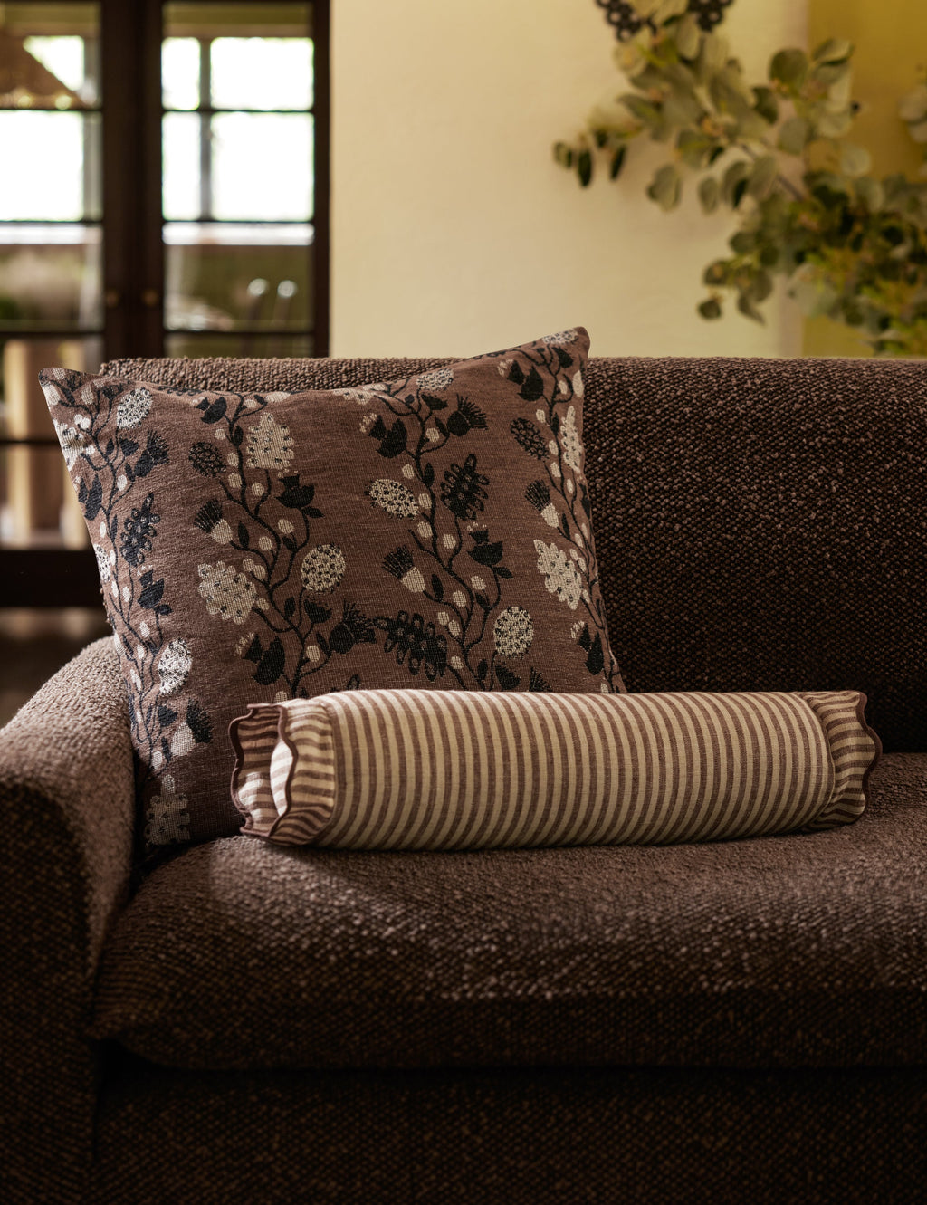 Lulu and Georgia - Vini Botanical Jacquard Pillow by Sarah Sherman Samuel