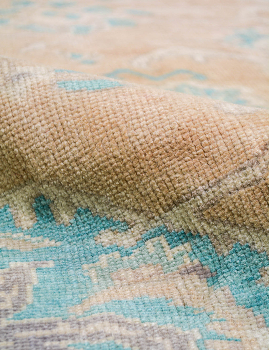 Lulu and Georgia - Vintage Turkish Hand - Knotted Wool Rug No. 464, 5' 6" x 9' 7"