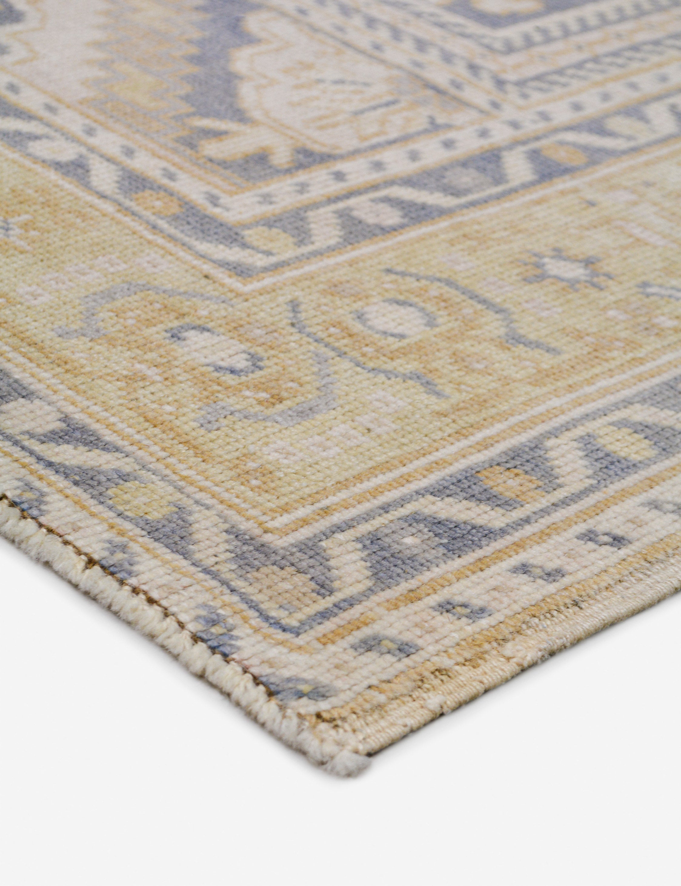 Lulu and Georgia - Vintage Turkish Hand - Knotted Wool Rug No. 488, 5' 1" x 8' 2"