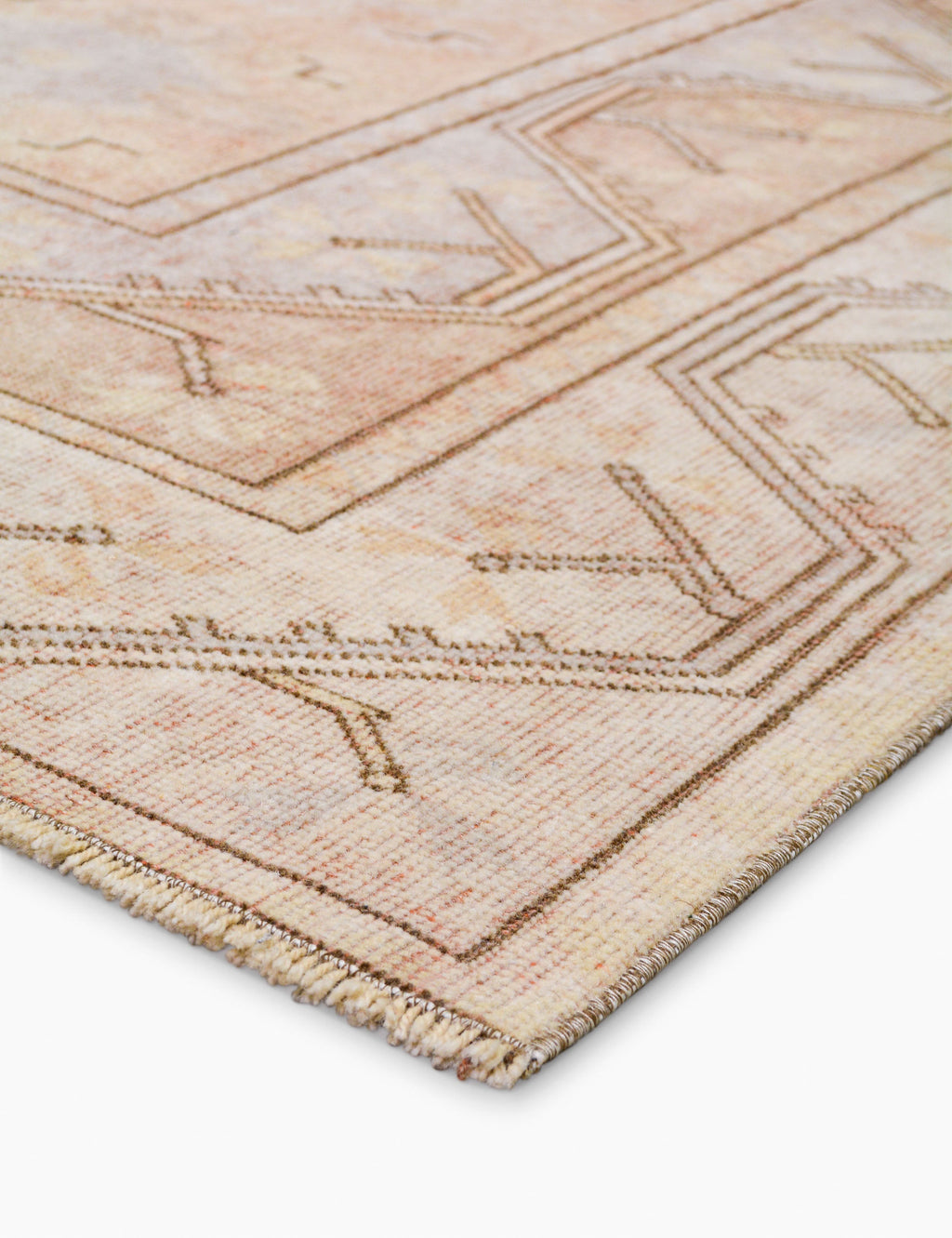 Lulu and Georgia - Vintage Turkish Hand - Knotted Wool Rug No. 497, 4' x 6' 8"