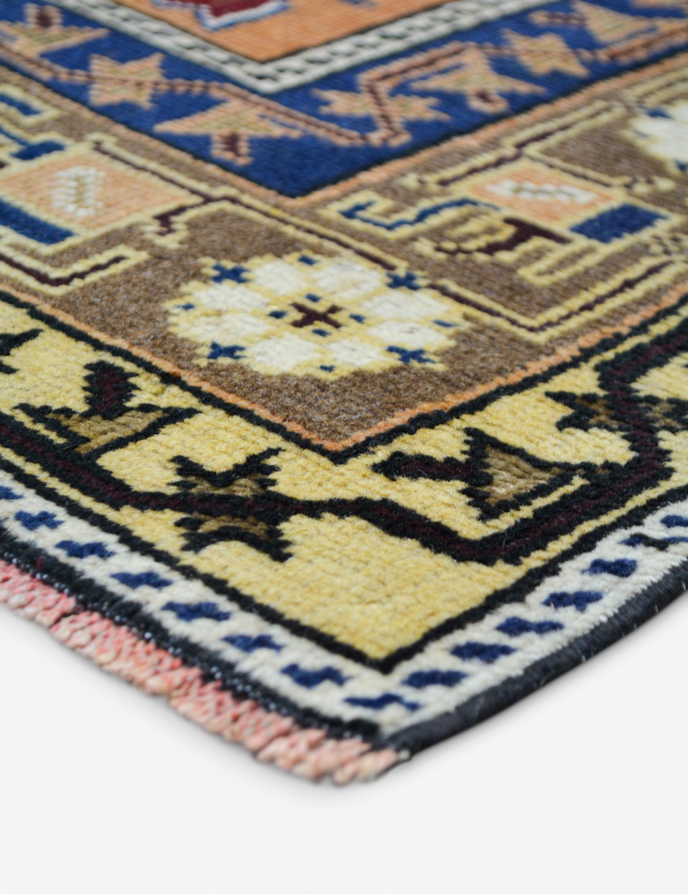 Lulu and Georgia - Vintage Turkish Hand - Knotted Wool Rug No. 499, 3' 10" x 6' 7"
