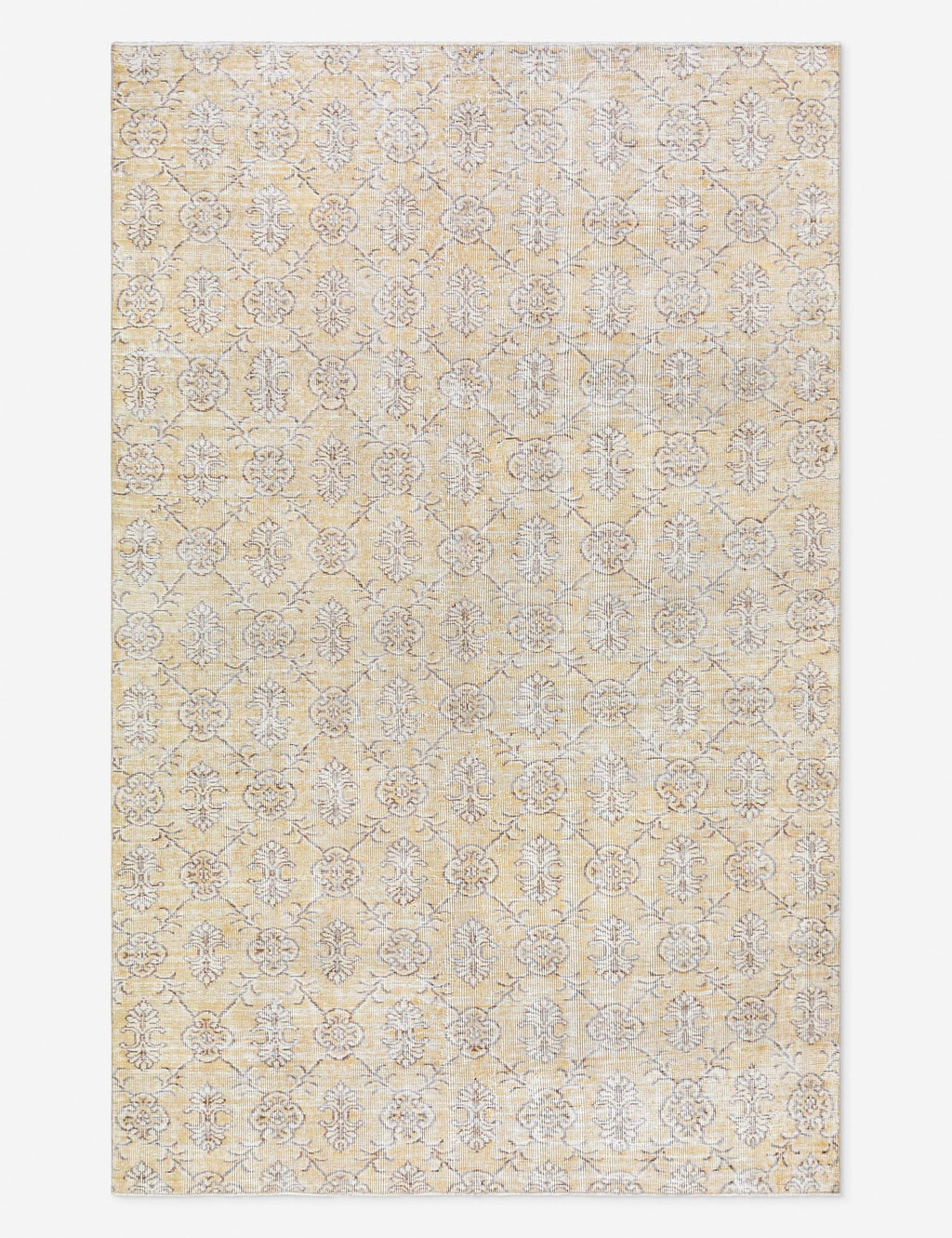 Lulu and Georgia - Vintage Turkish Hand - Knotted Wool Rug No. 506, 5' 5" x 8' 7"