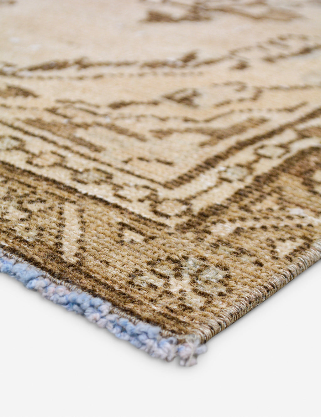 Lulu and Georgia - Vintage Turkish Hand - Knotted Wool Rug No. 514, 3' x 9' 2"