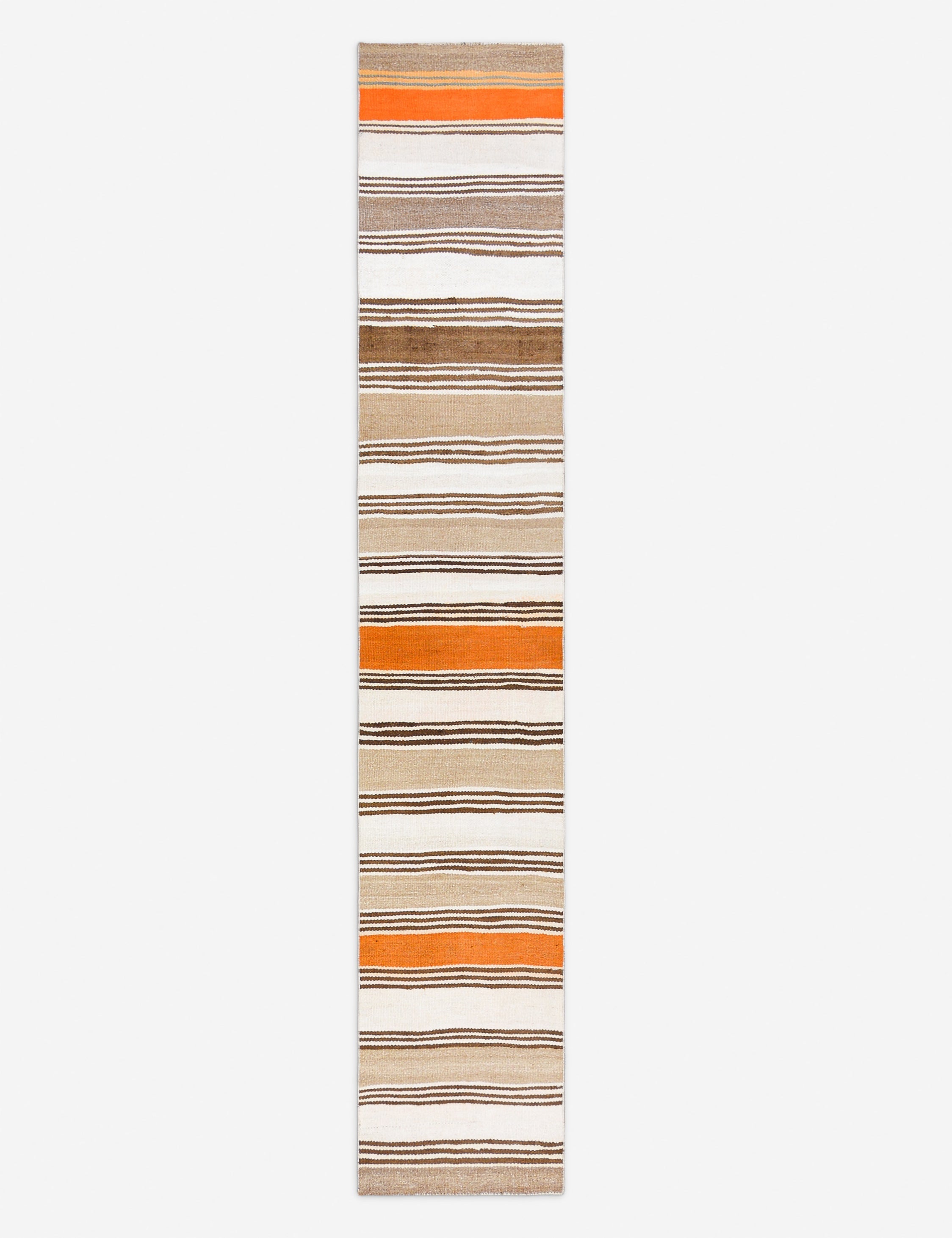 Lulu and Georgia - Vintage Turkish Hand - Knotted Wool Runner Rug No. 275, 2' 4" x 12'