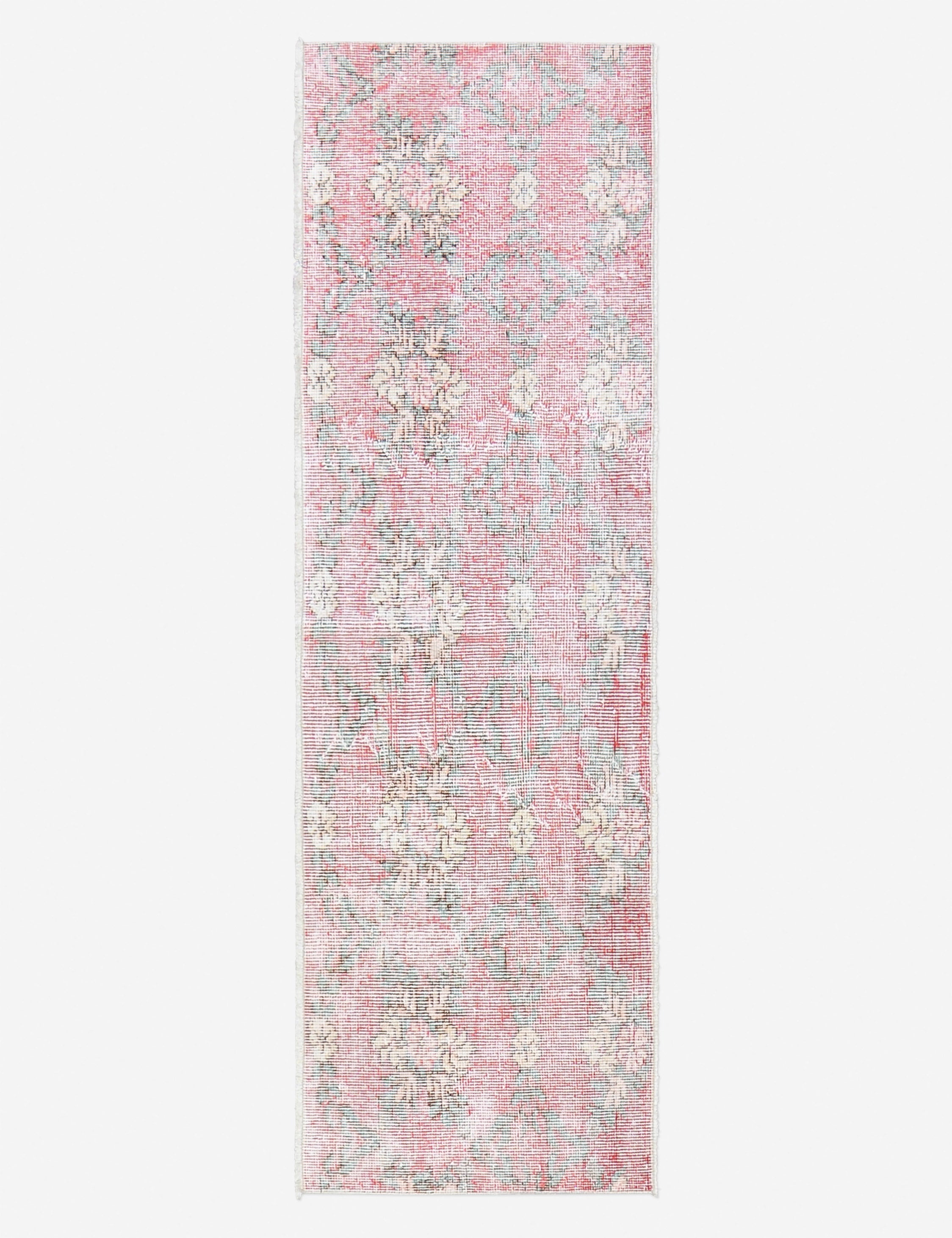 Lulu and Georgia - Vintage Turkish Hand - Knotted Wool Runner Rug No. 277, 2' x 6' 3"