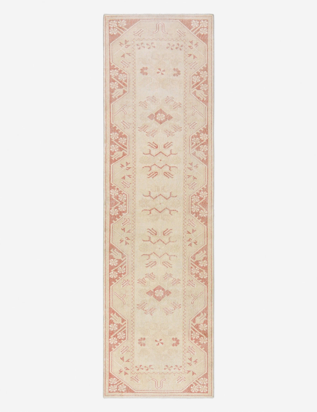 Lulu and Georgia - Vintage Turkish Hand - Knotted Wool Runner Rug No. 279, 2' 7" x 9' 1"