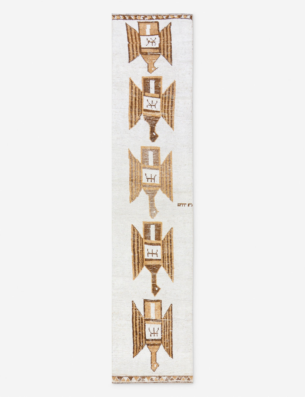 Lulu and Georgia - Vintage Turkish Hand - Knotted Wool Runner Rug No. 281, 2' 7" x 11'