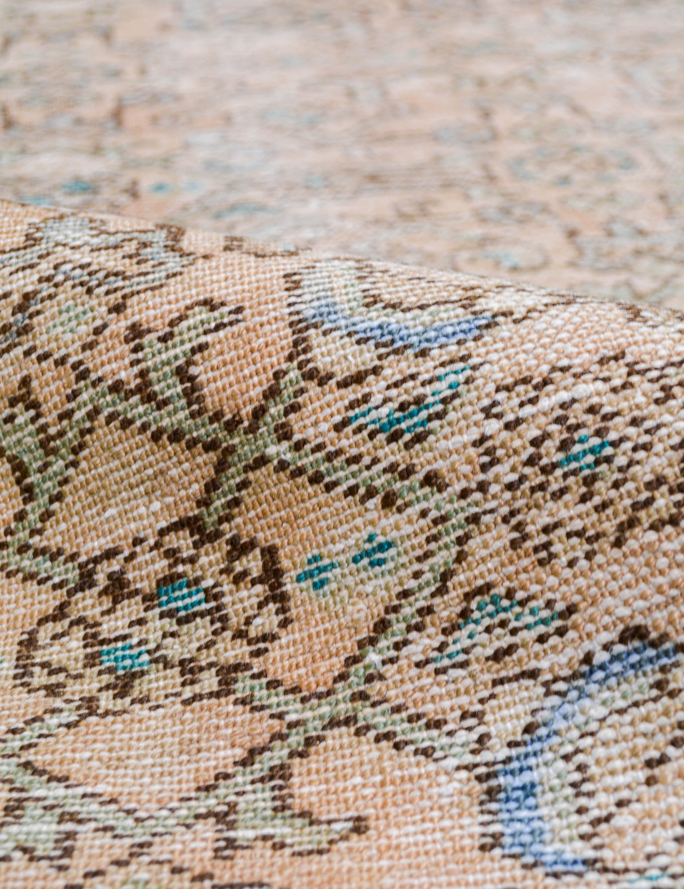 Lulu and Georgia - Vintage Turkish Hand - Knotted Wool Runner Rug No. 285, 3' x 10' 1"